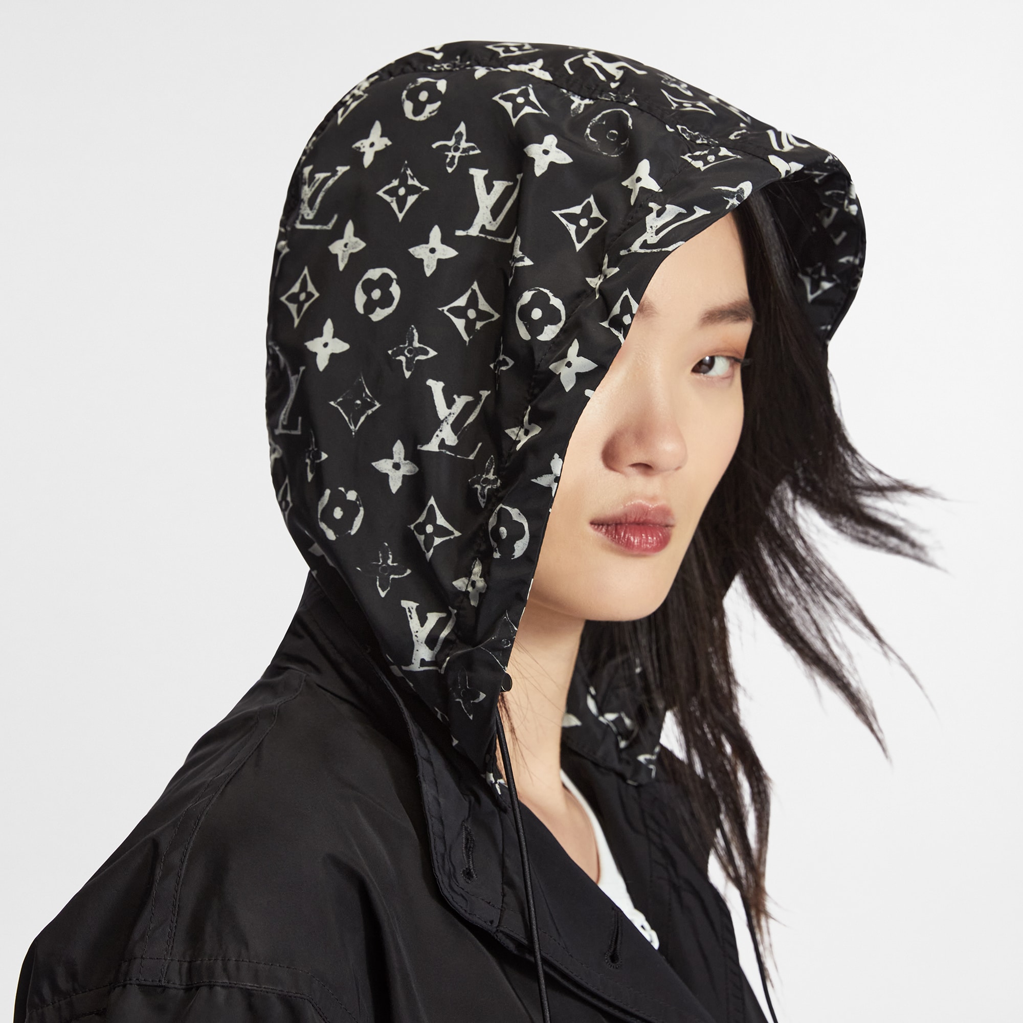  Ready-to-Wear Casacos e Jaquetas Parka Curta com Capuz | Louis Vuitton ® (Zoom no Produto)