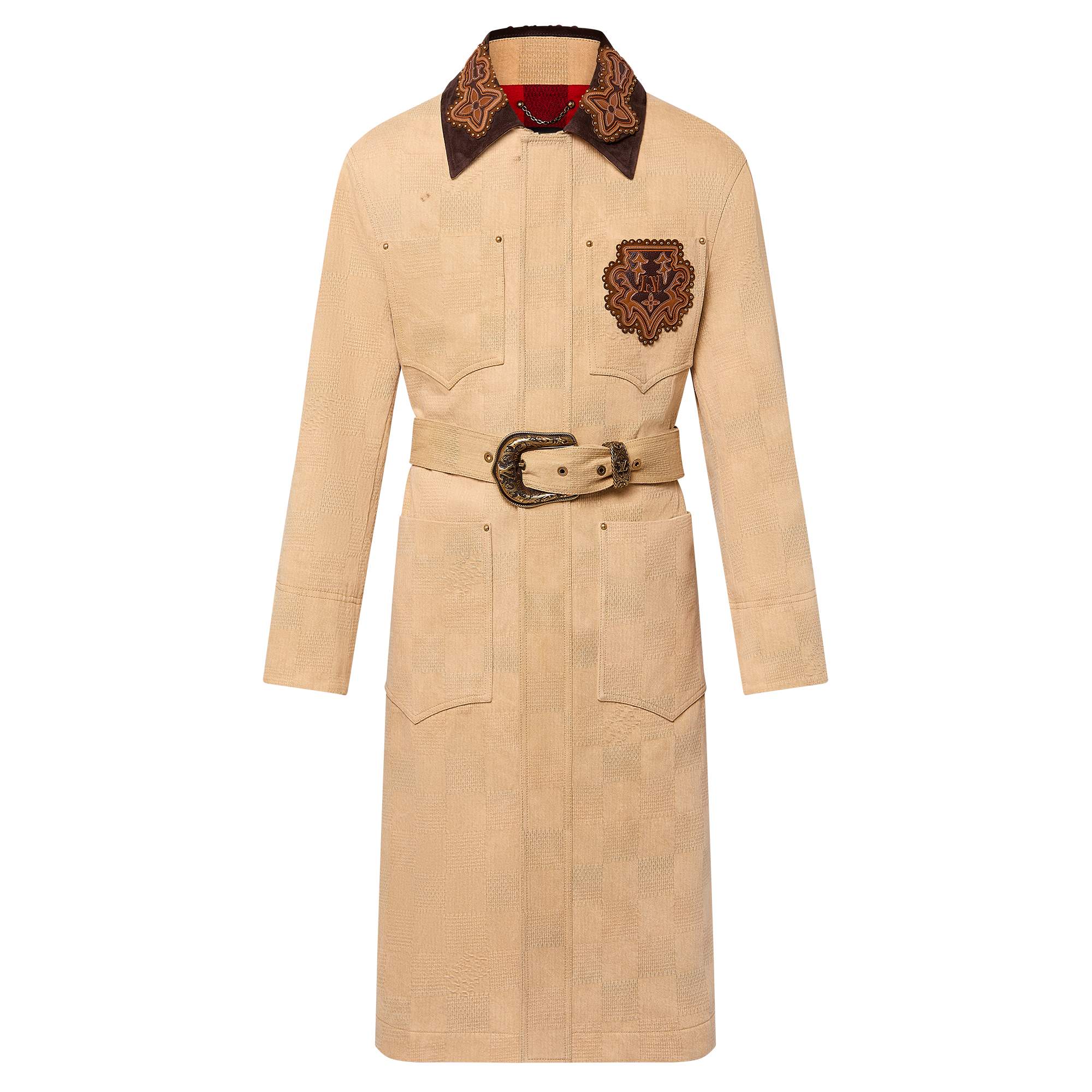  Discontinued Product Obs 9 Parka Utilitária em Algodão Damier | Louis Vuitton ® (Zoom no Produto)