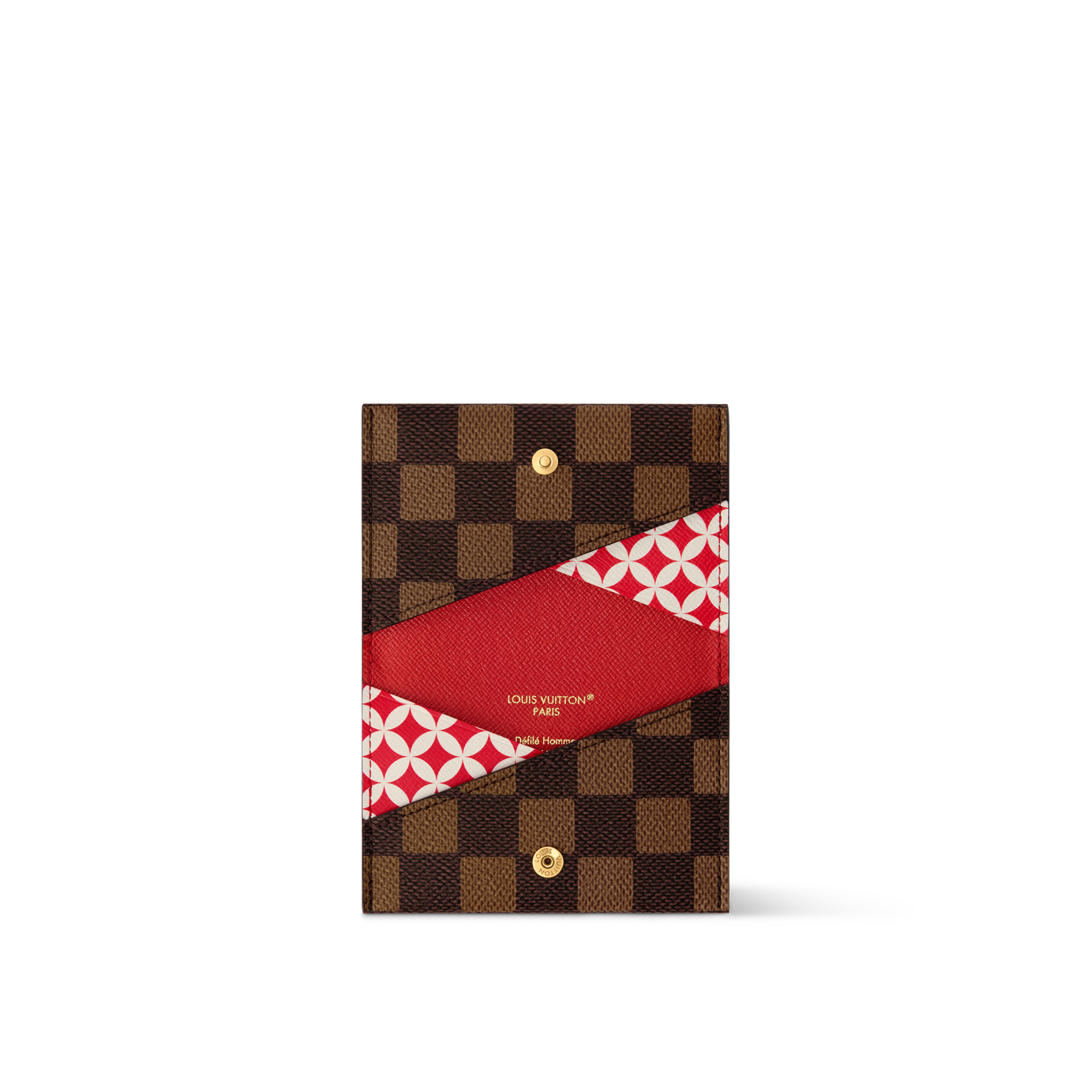 Damier Ébène Carteiras Masculinas Porta-Cartões Porta-cartão Slim | Louis Vuitton ® (Zoom no Produto)