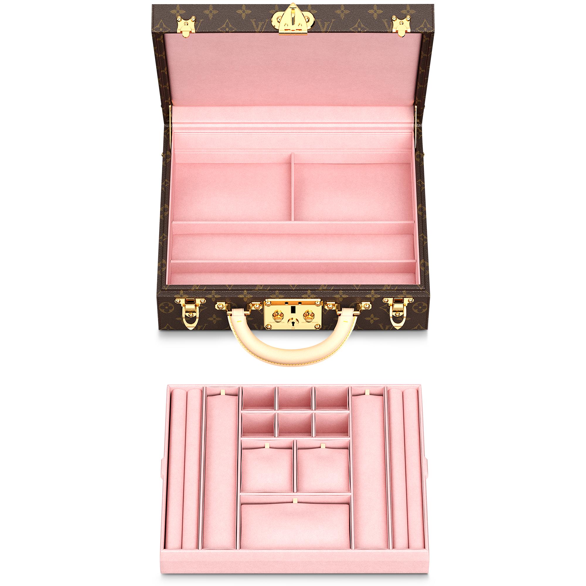 Monogram Viagem Malas Rígidas Porta-joias Rose Ballerine | Louis Vuitton ® (Zoom no Produto)