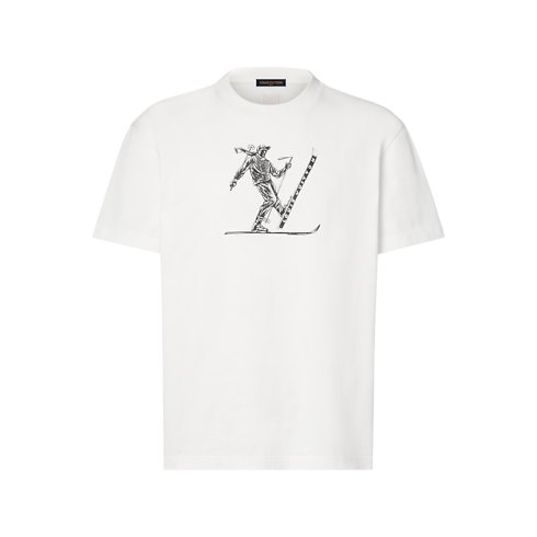 Printed Signature Short-Sleeved T-Shirt – Vista Frontal