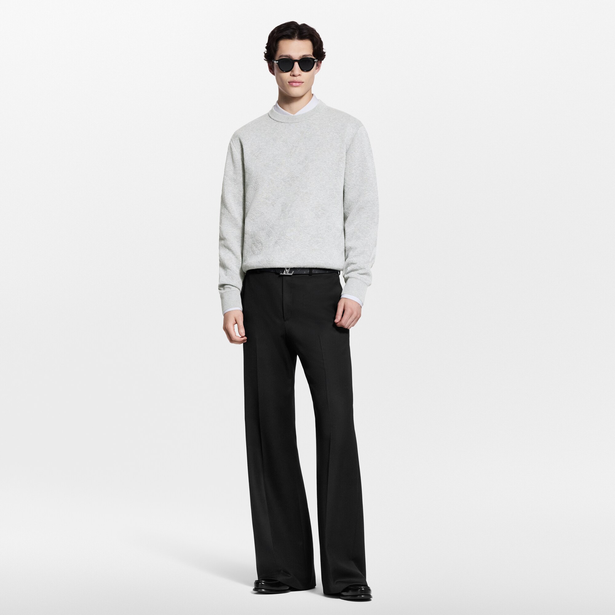  Ready-to-Wear Todas as Roupas Pulôver com Monogram em Alto-relevo | Louis Vuitton ® (Zoom no Produto)