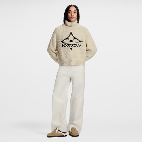 Ready-to-Wear Tricot Pulôver de Gola Rolê em Malha | Louis Vuitton ® (Zoom no Produto)