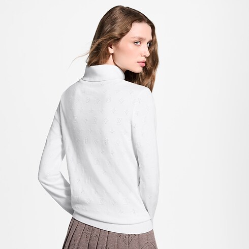 Ready-to-Wear Tops e Camisas Pulôver de Gola Rolê Monogram Mahina | Louis Vuitton ® (Zoom no Produto)