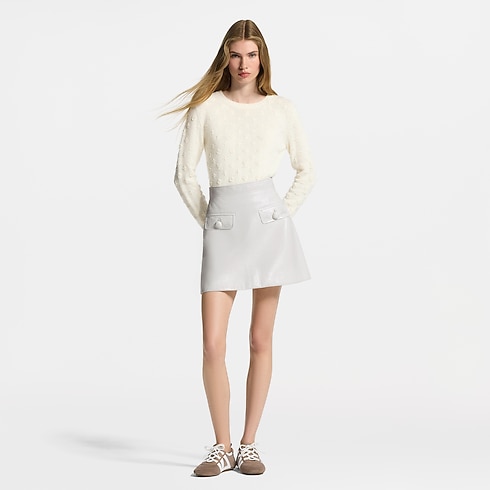 Ready-to-Wear Tricot Pulôver de Tricô com Monogram 3D | Louis Vuitton ® (Zoom no Produto)