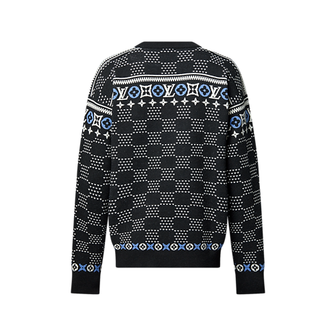 Ready-to-Wear Todas as Roupas Pulôver em Jacquard de Lã | Louis Vuitton ® (Zoom no Produto)