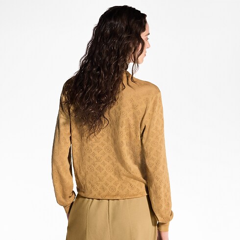 Ready-to-Wear Tricot Pulôver em Mahina Monogram | Louis Vuitton ® (Zoom no Produto)