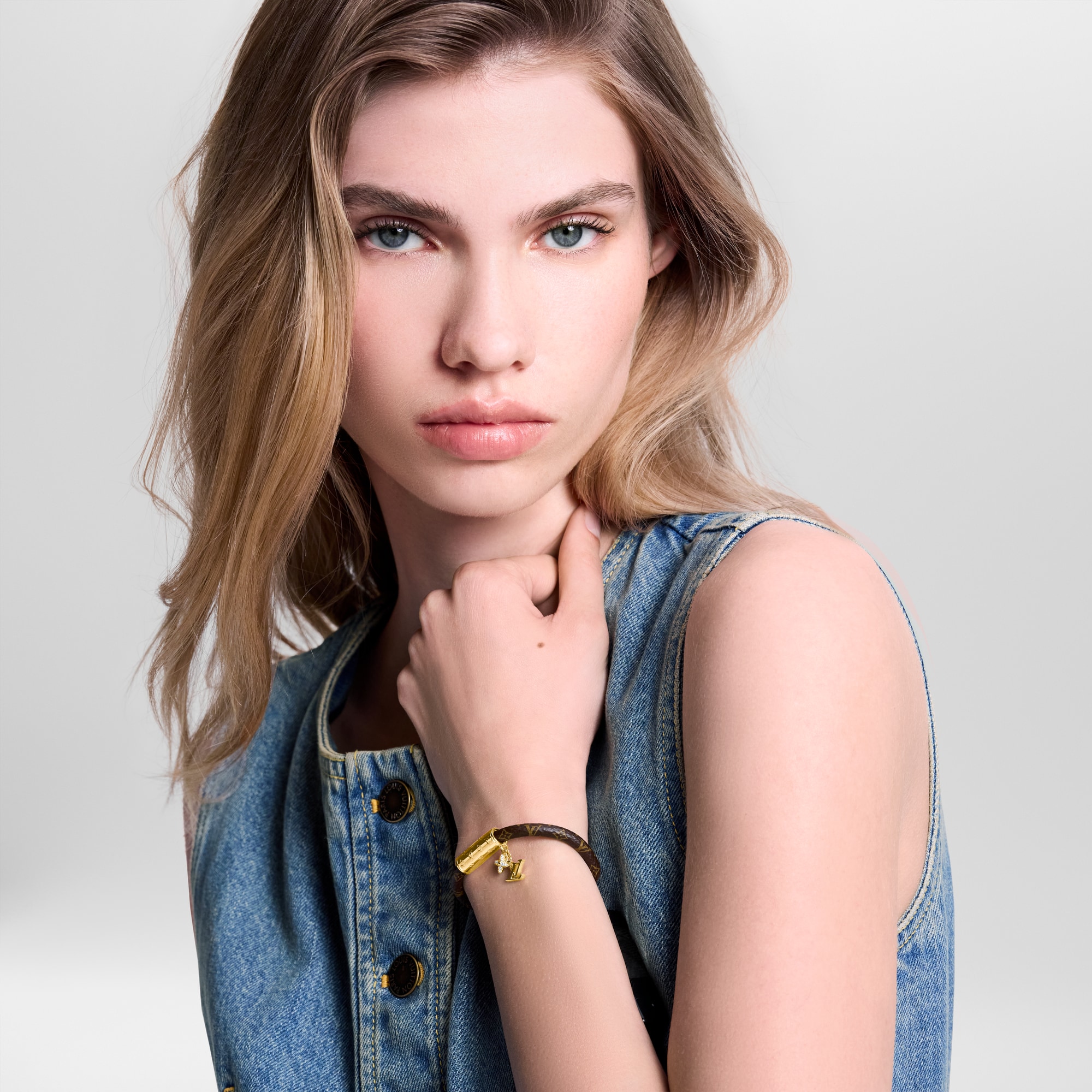 Monogram Bijuterias Finas Todas as Bijuterias Finas Pulseira LV Push | Louis Vuitton ® (Zoom no Produto)