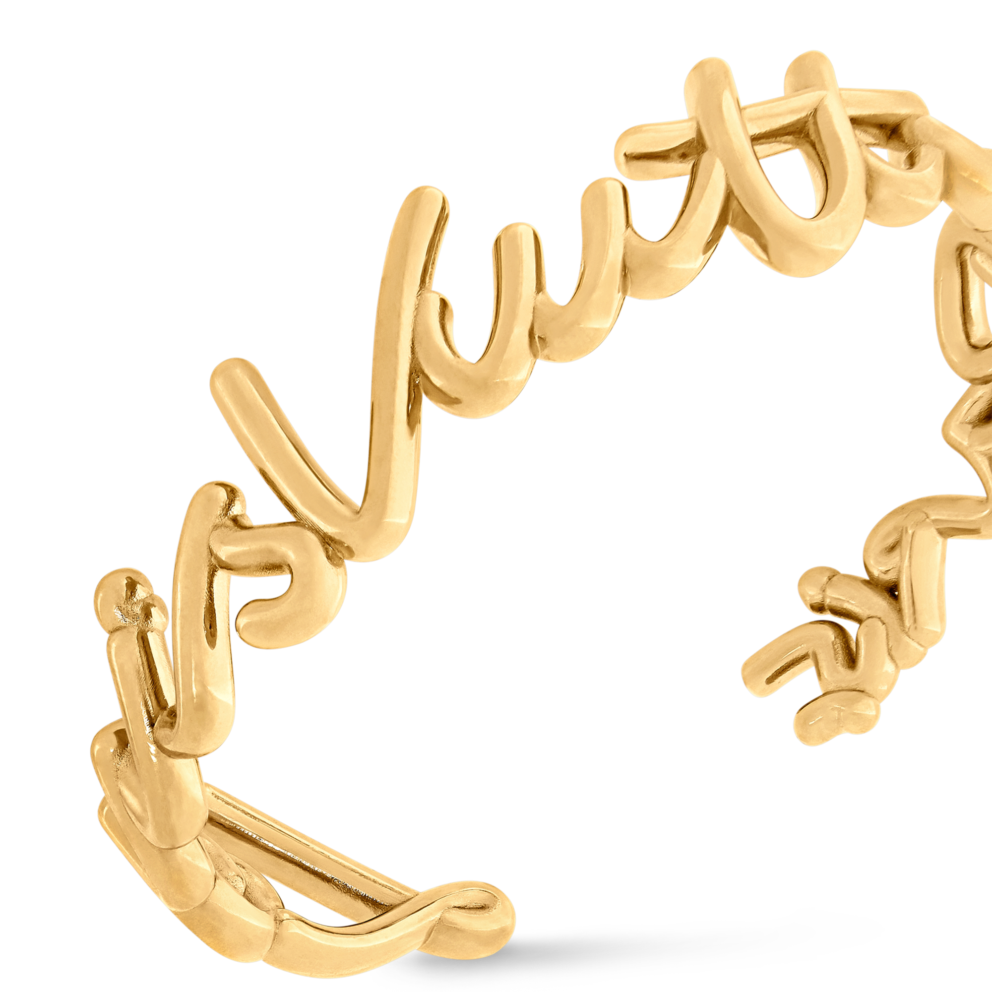 S00 Bijuterias Finas Pulseiras Pulseira LV Script | Louis Vuitton ® (Zoom no Produto)