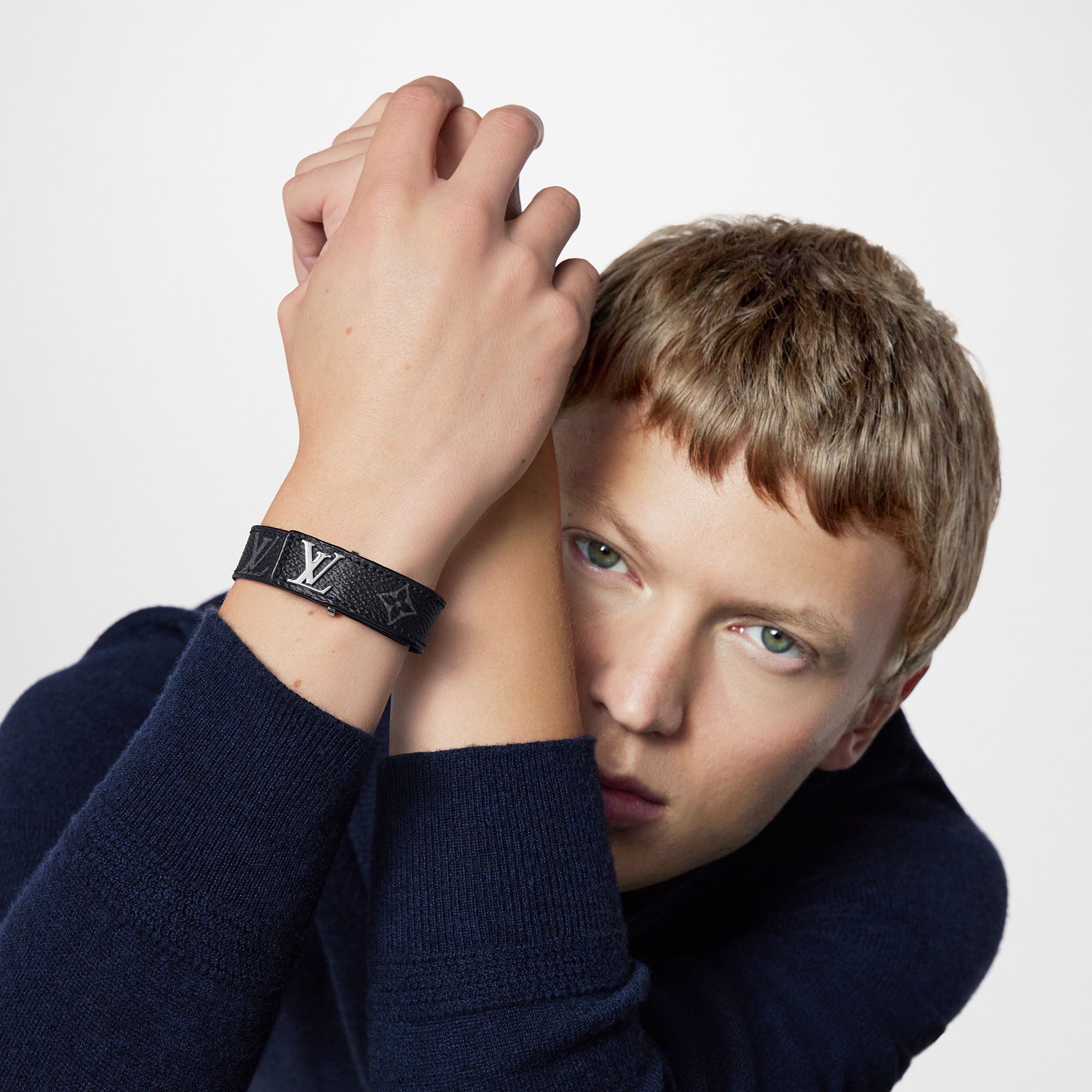 Monogram Eclipse Fashion Jewelry Bijuterias Finas Pulseira LV Slim | Louis Vuitton ® (Zoom no Produto)