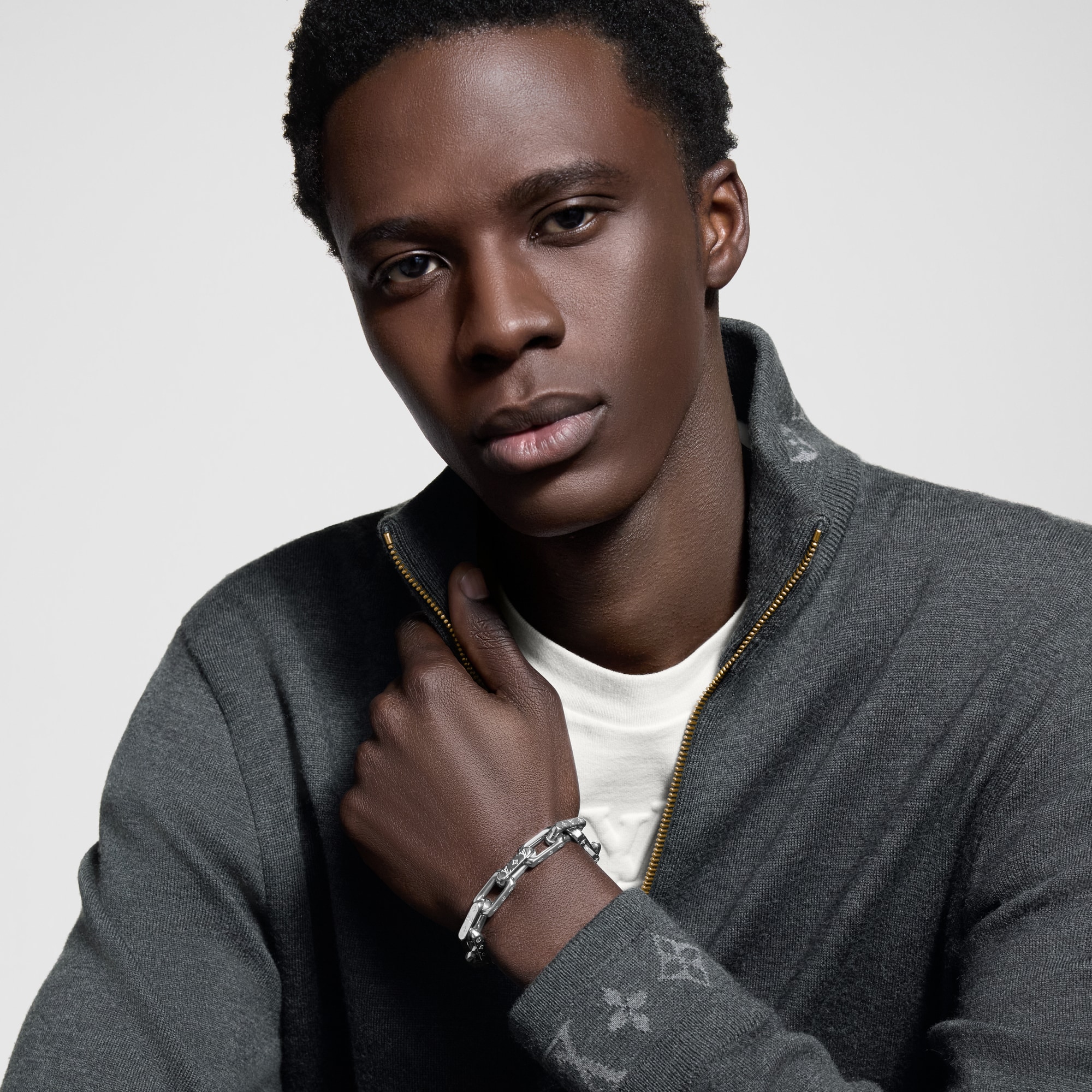 S00 Fashion Jewelry Bijuterias Finas Pulseira Monogram Chain | Louis Vuitton ® (Zoom no Produto)