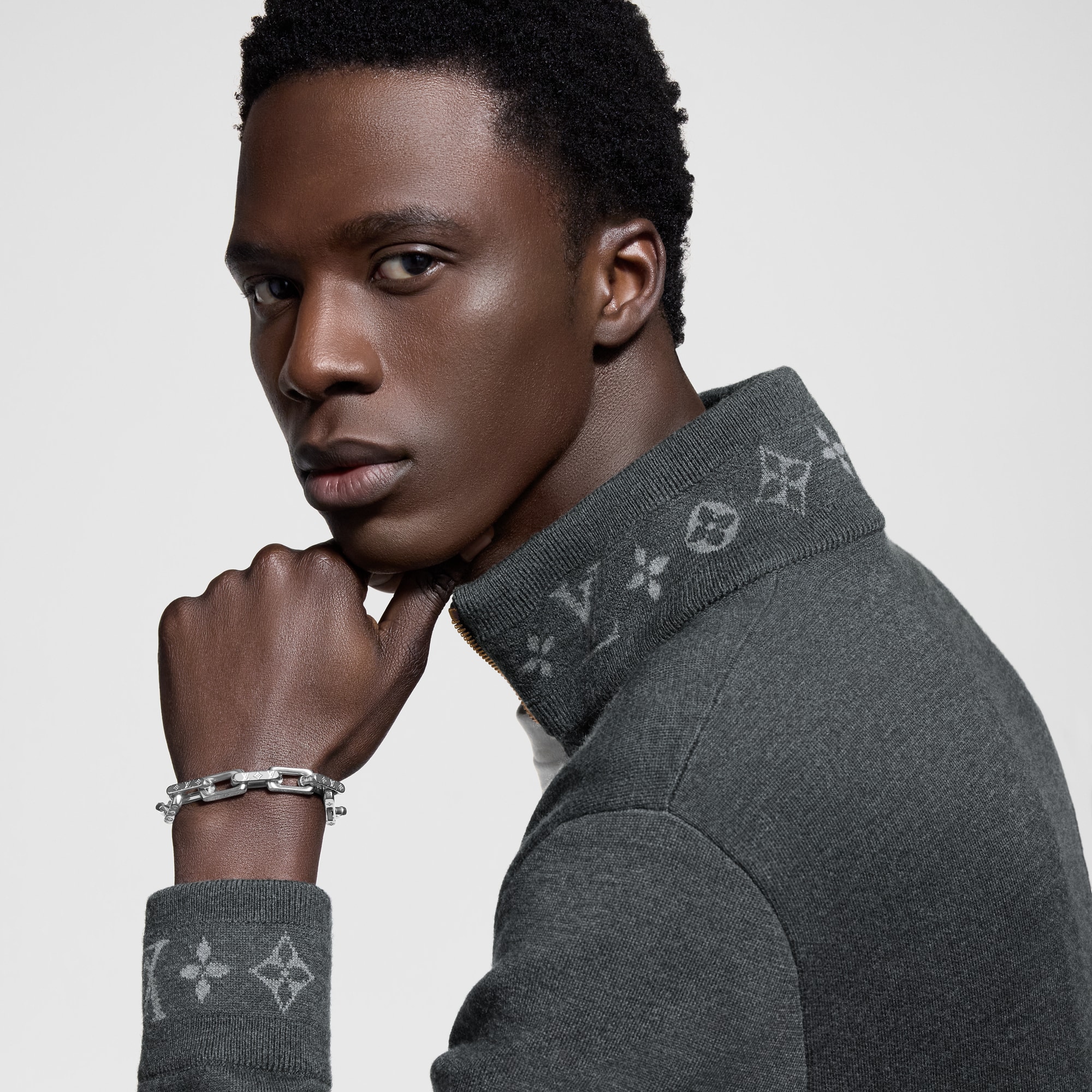 S00 Fashion Jewelry Bijuterias Finas Pulseira Monogram Chain | Louis Vuitton ® (Zoom no Produto)