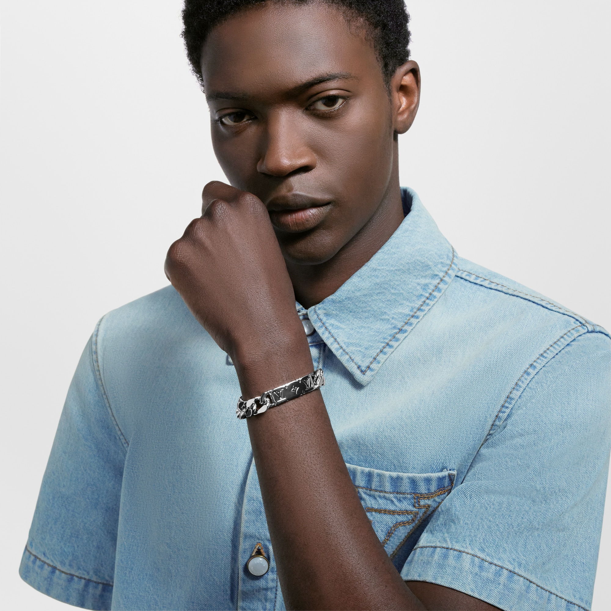 S00 Fashion Jewelry Bijuterias Finas Pulseira Monogram Chain | Louis Vuitton ® (Zoom no Produto)