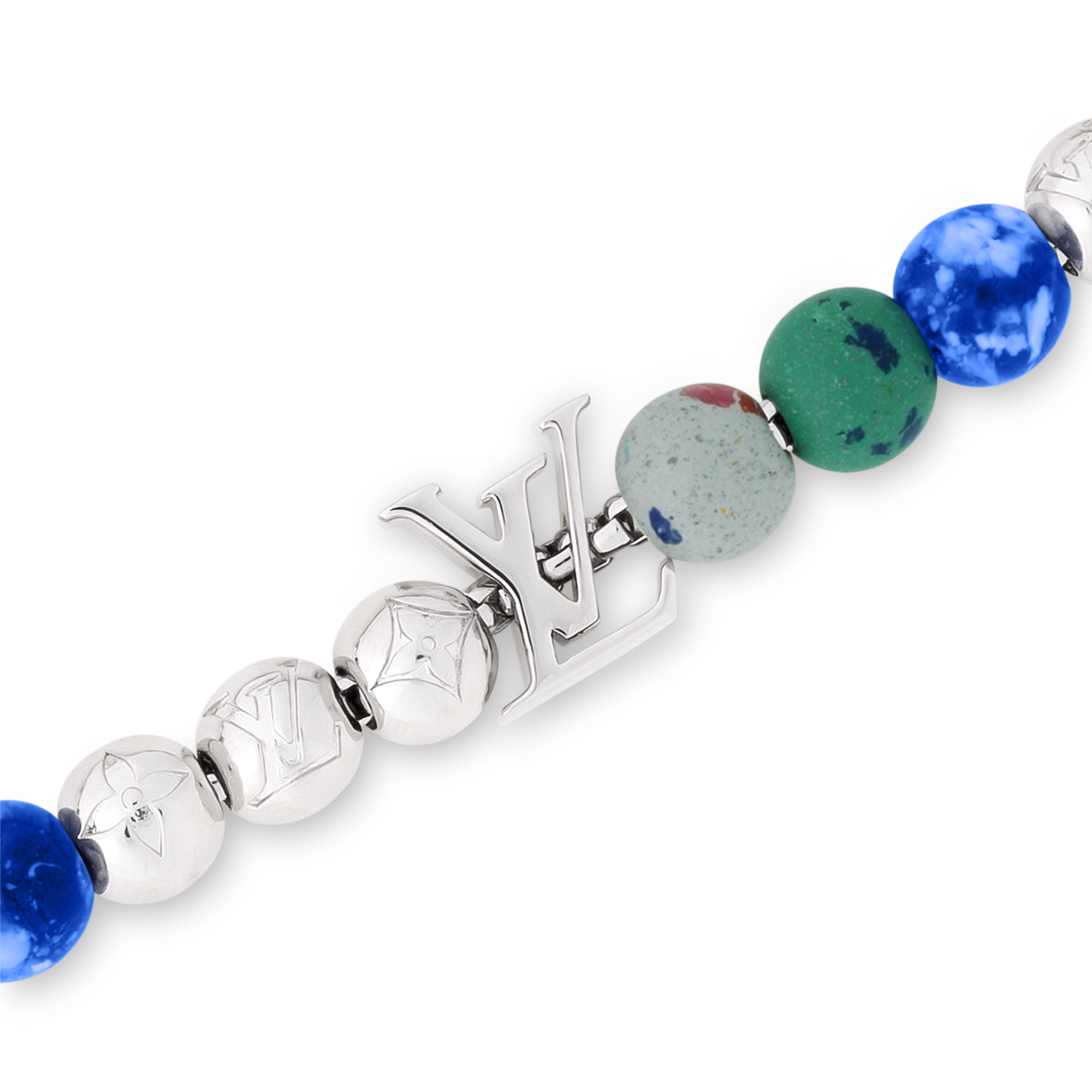 S00 Fashion Jewelry Pulseiras Pulseira Monogram de Contas Recicladas | Louis Vuitton ® (Zoom no Produto)