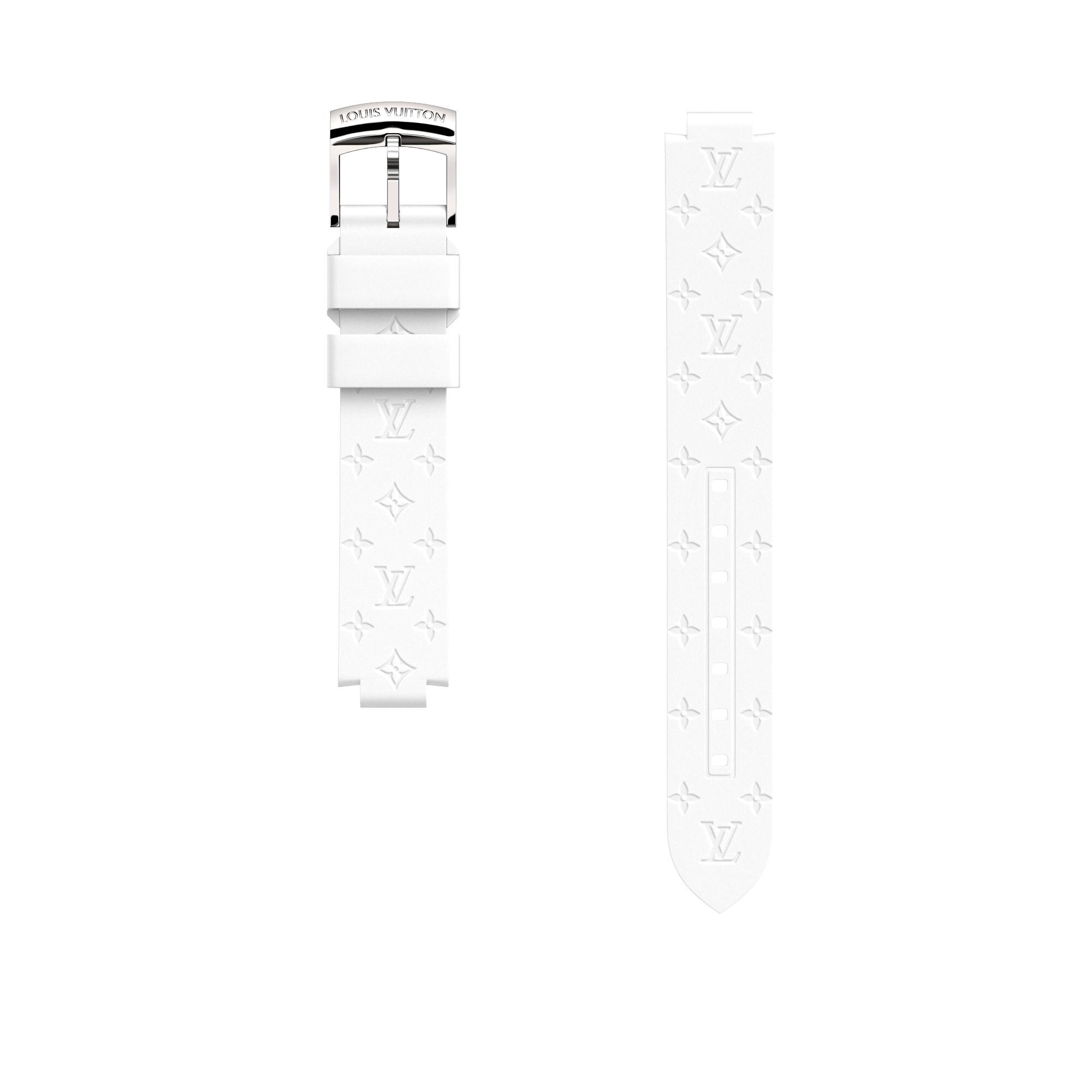  Connected Watches Connected Watches Straps & Accessories PULSEIRA TAMBOUR - BRANCO S/S | Louis Vuitton ® (Zoom no Produto)