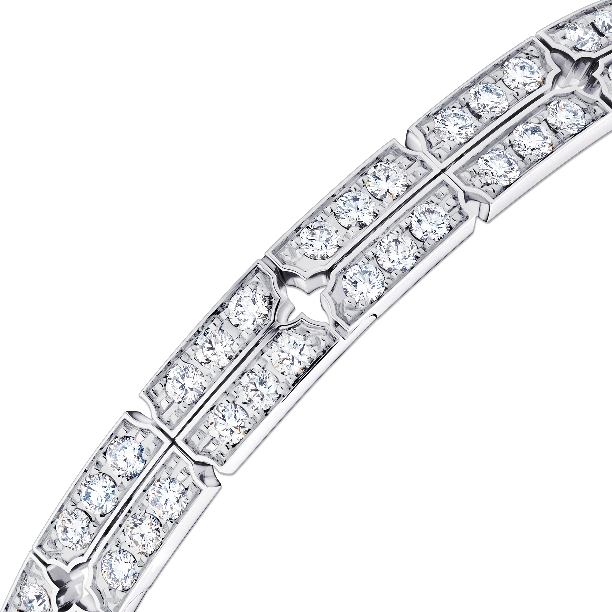  Categorias Pulseiras Pulseira Tumbler em Ouro Branco e Diamantes | Louis Vuitton ® (Zoom no Produto)