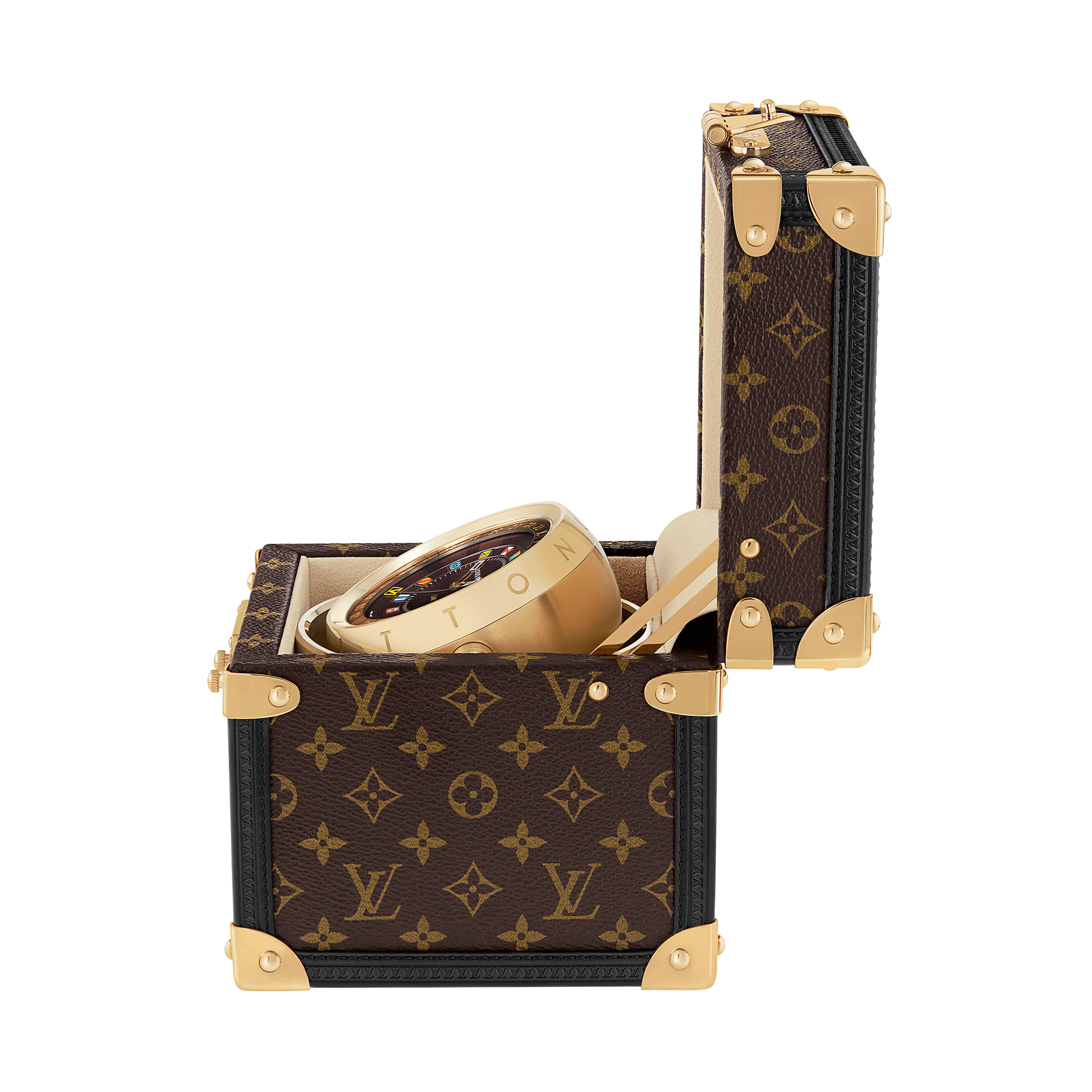  Todos os Relógios } Relógio de Mesa Trunk | Louis Vuitton ® (Zoom no Produto)