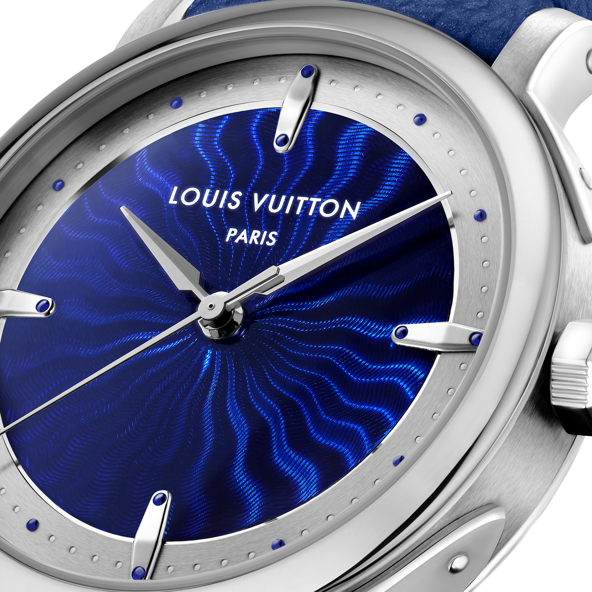  Todos os Relógios } Relógio Louis Vuitton Escale, Movimento Automático, 39 mm, em Platina | Louis Vuitton ® (Zoom no Produto)