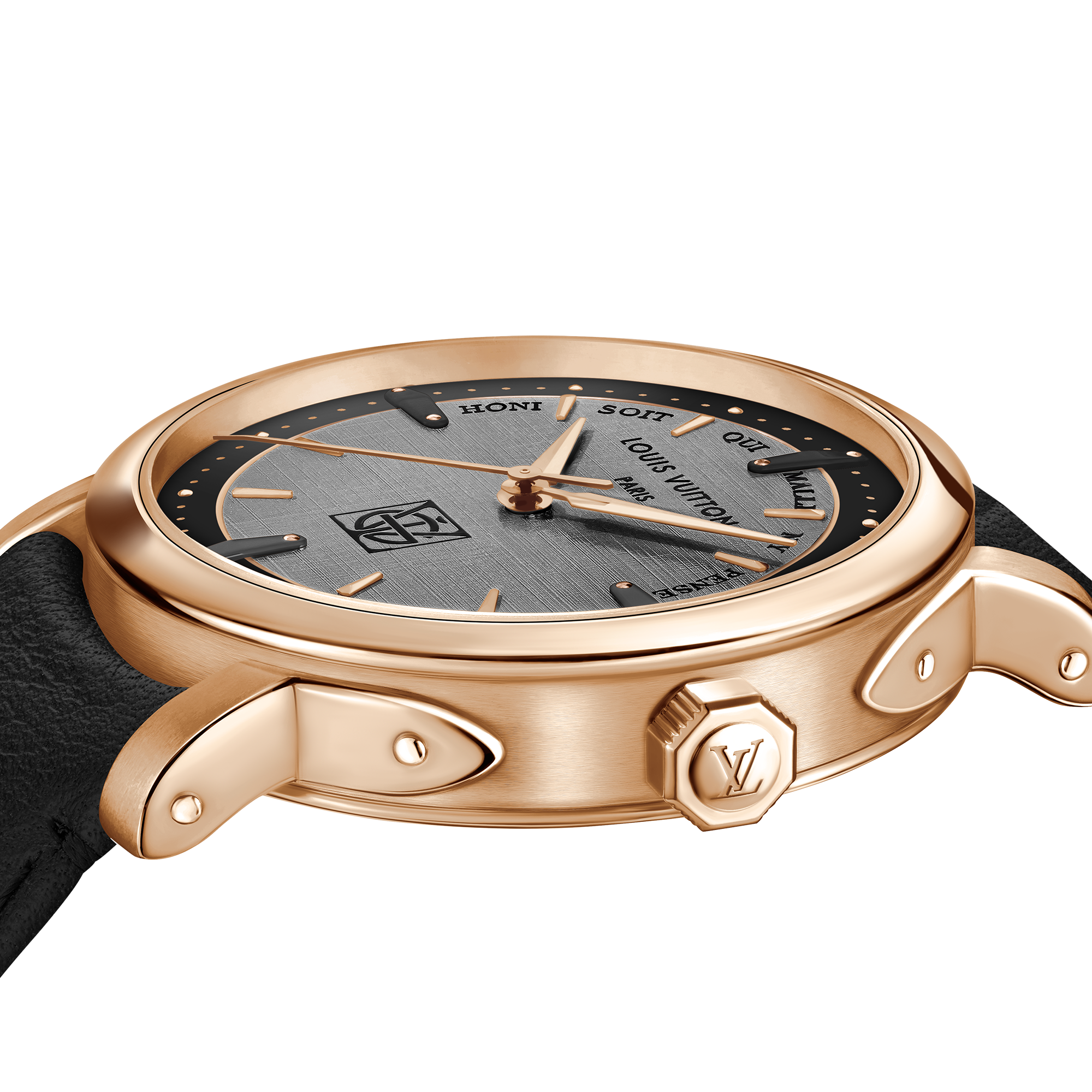  Todos os Relógios } Relógio Louis Vuitton Escale, Movimento Automático, 39 mm, Ouro Rosa | Louis Vuitton ® (Zoom no Produto)