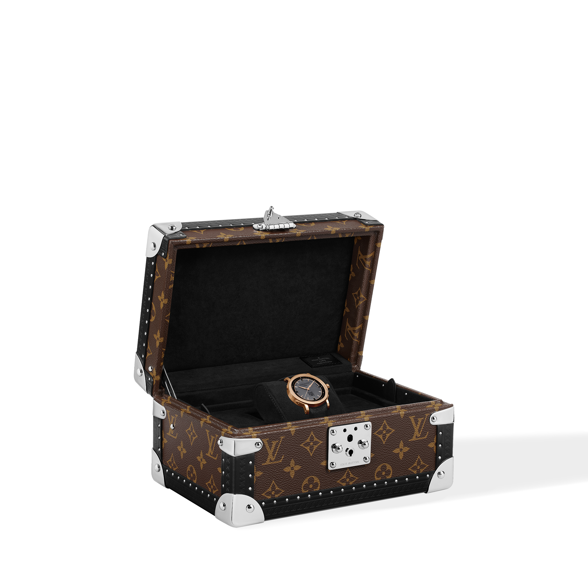  Todos os Relógios } Relógio Louis Vuitton Escale, Movimento Automático, 39 mm, Ouro Rosa | Louis Vuitton ® (Zoom no Produto)