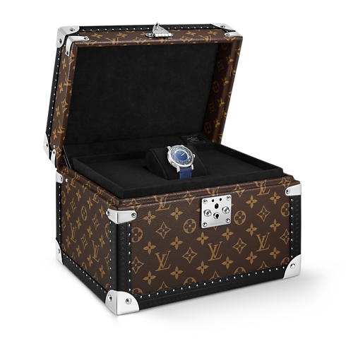 Relógio Louis Vuitton Escale Worldtime, Movimento Automático, 40 mm, em Platina – Outra Vista