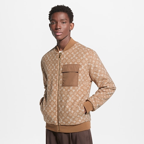 Ready-to-Wear Todas as Roupas Reversible Monogram Fleece Bomber | Louis Vuitton ® (Zoom no Produto)