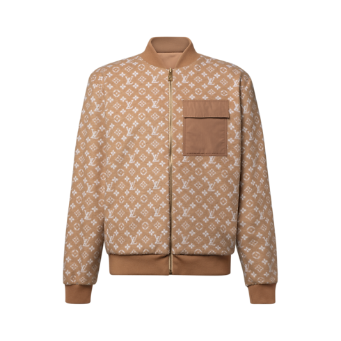 Ready-to-Wear Todas as Roupas Reversible Monogram Fleece Bomber | Louis Vuitton ® (Zoom no Produto)