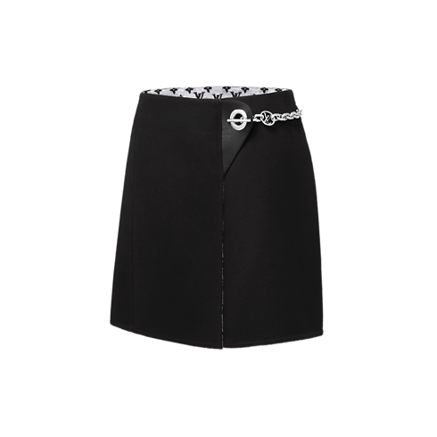 Ready-to-Wear Saias e Shorts Saia Envelope Dupla-Face | Louis Vuitton ® (Zoom no Produto)