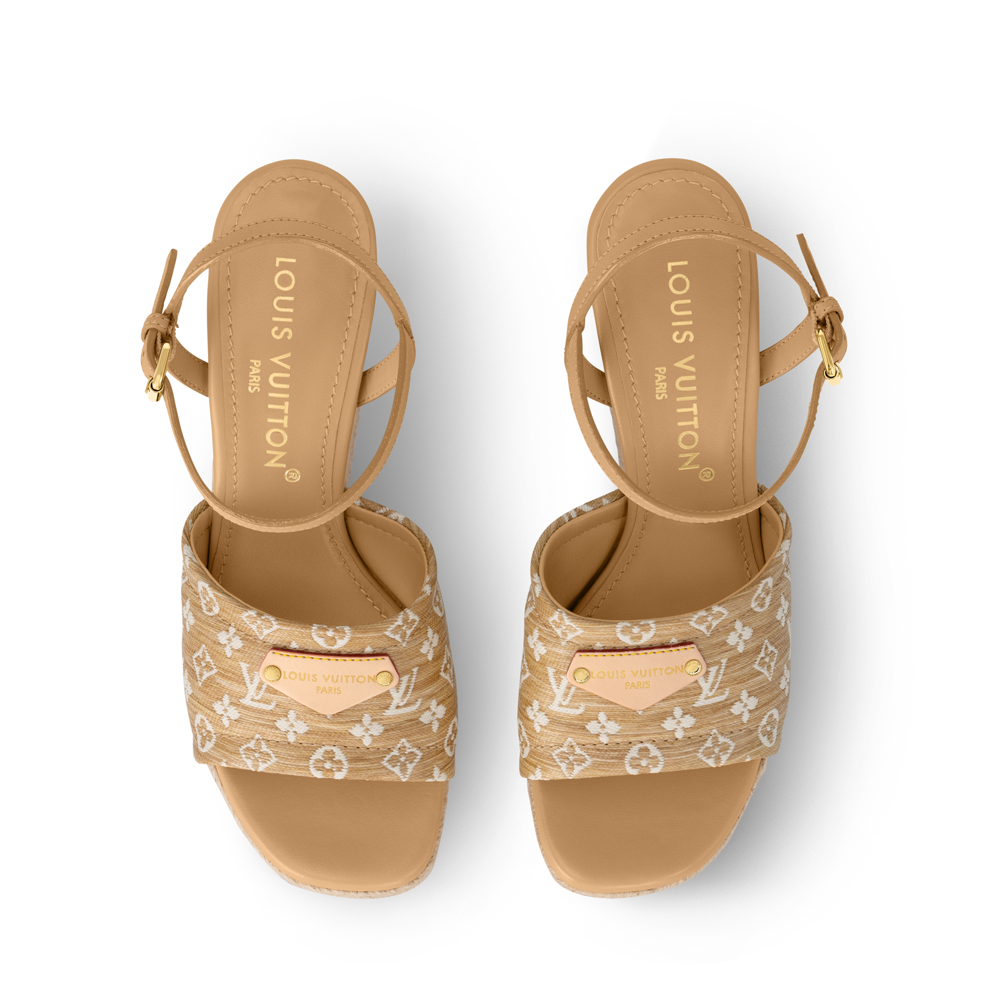  Sapatos Sandálias e Espadrilles Sandália Anabela Helios | Louis Vuitton ® (Zoom no Produto)