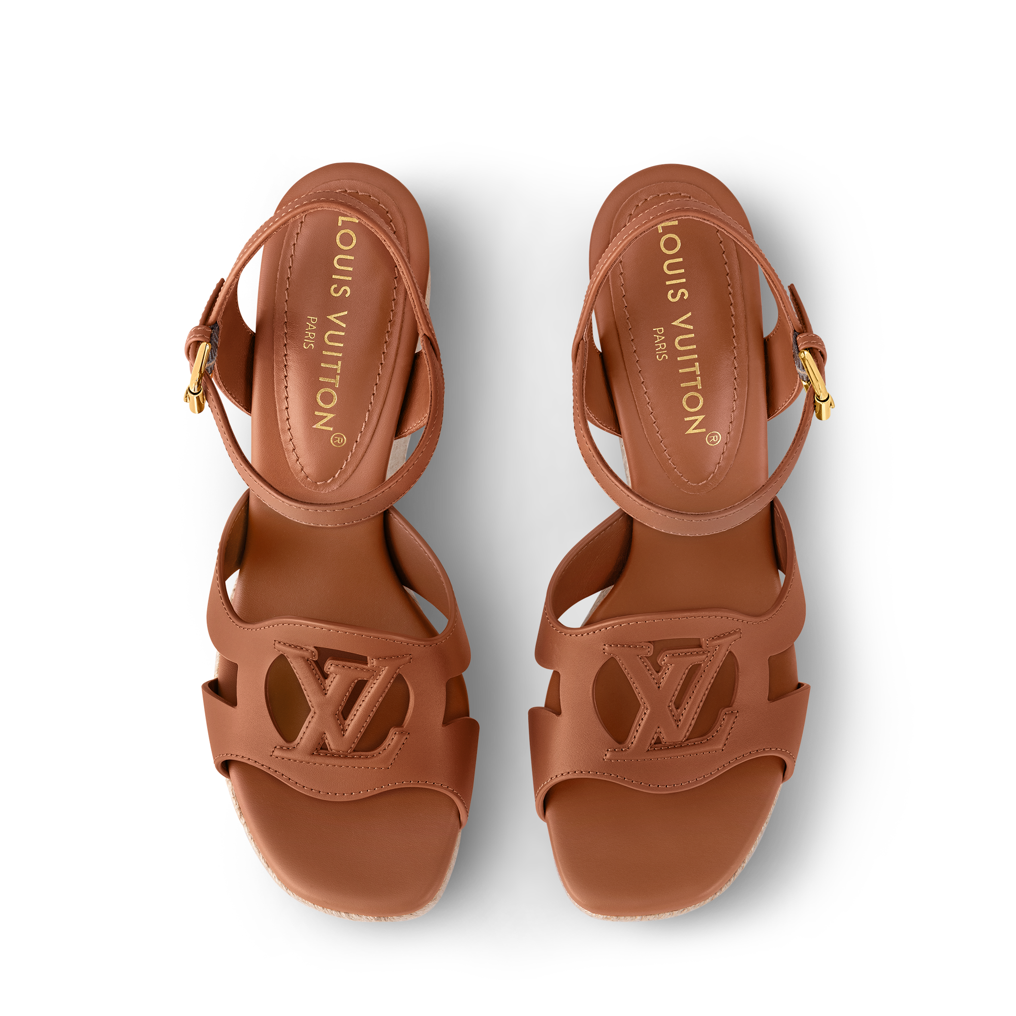  Discontinued Product Obs 16 Sandália Anabela LV Isola | Louis Vuitton ® (Zoom no Produto)