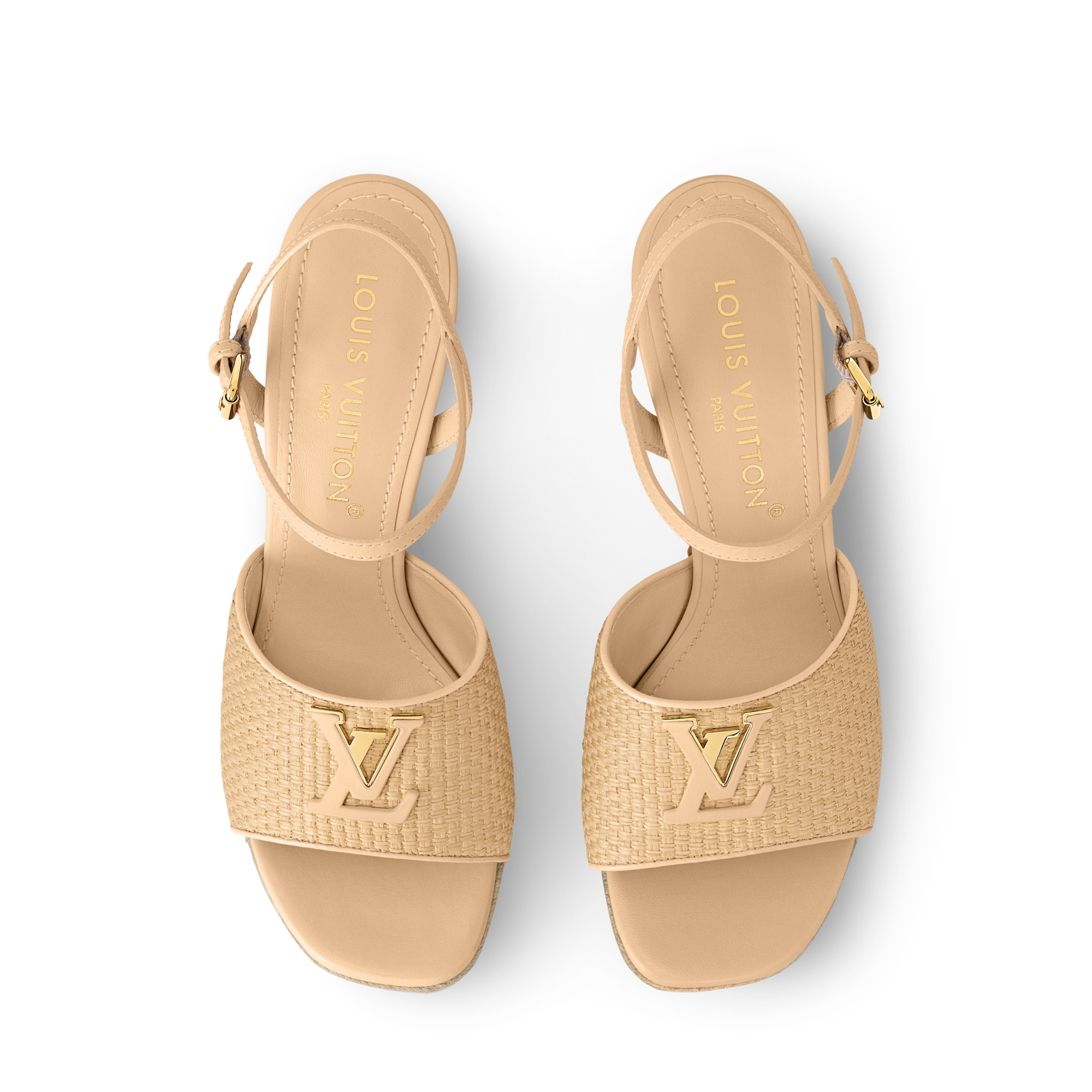  Sapatos Sandálias e Espadrilles Sandália Anabela LV Mare | Louis Vuitton ® (Zoom no Produto)