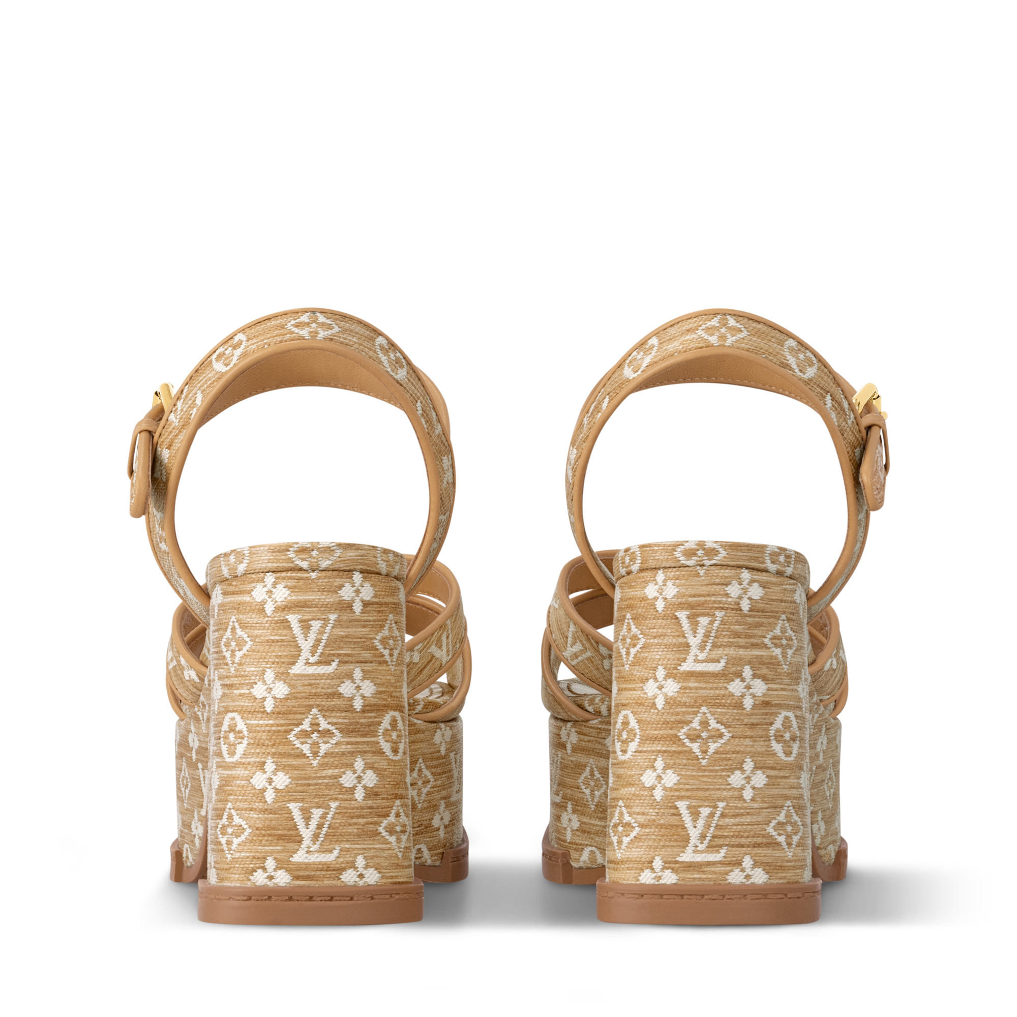  Sapatos Sandálias e Espadrilles Sandália Flatform Maya | Louis Vuitton ® (Zoom no Produto)