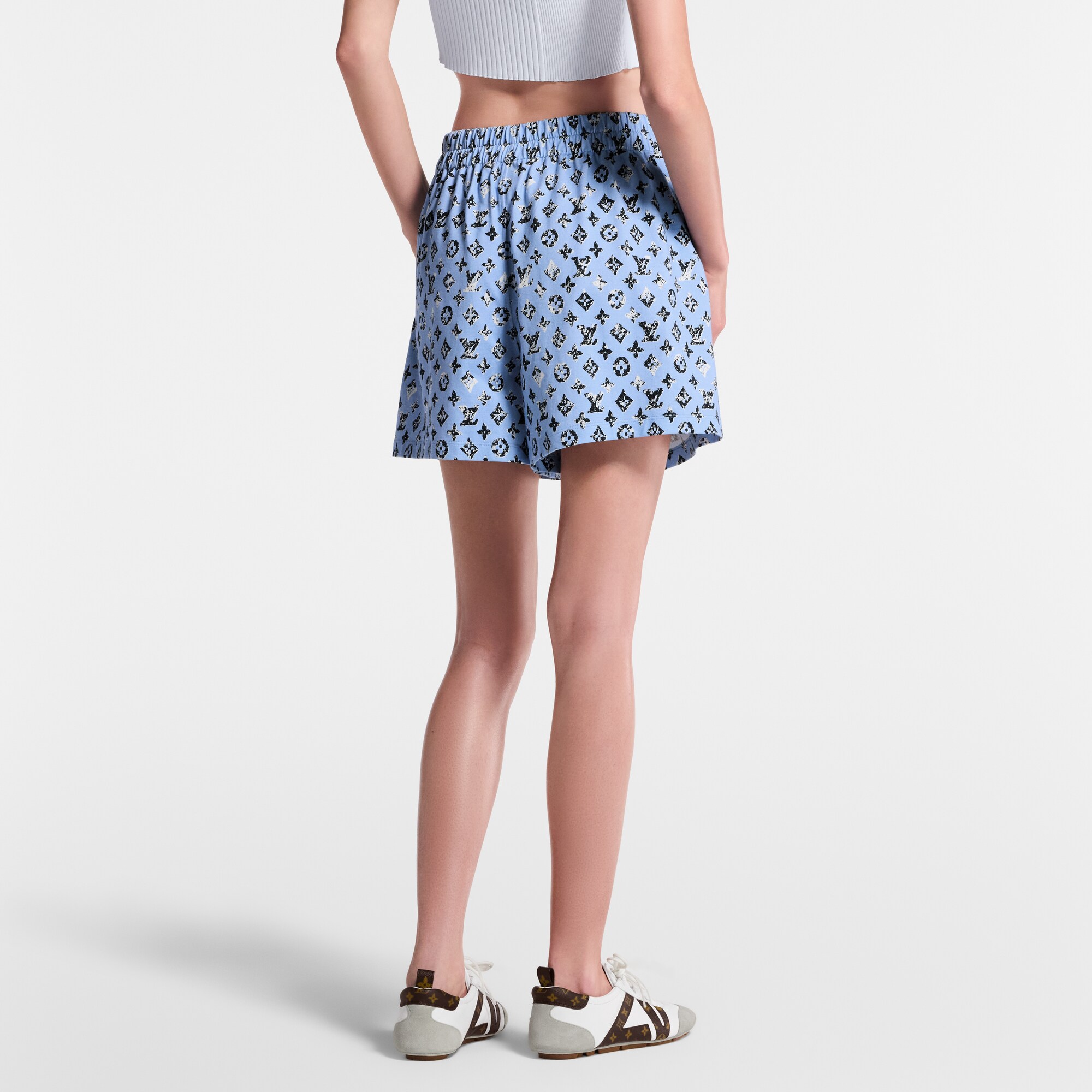  Ready-to-Wear Saias e Shorts Short Boxer com Grafismo e Monogram | Louis Vuitton ® (Zoom no Produto)