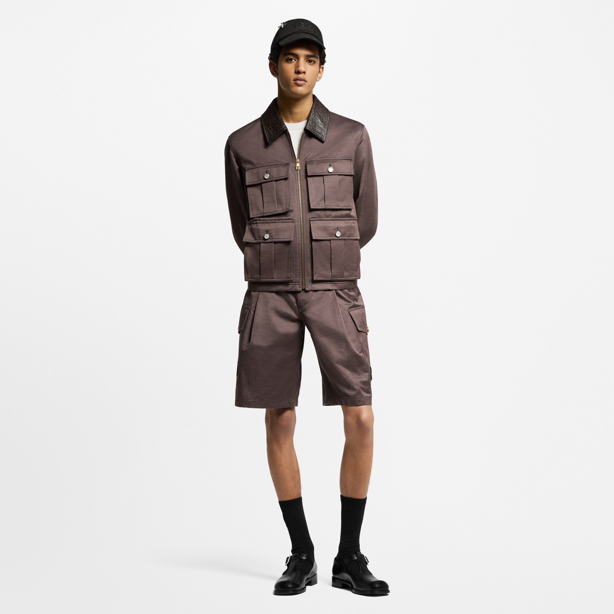  Ready-to-Wear Calças Short Cargo Safari Chic | Louis Vuitton ® (Zoom no Produto)