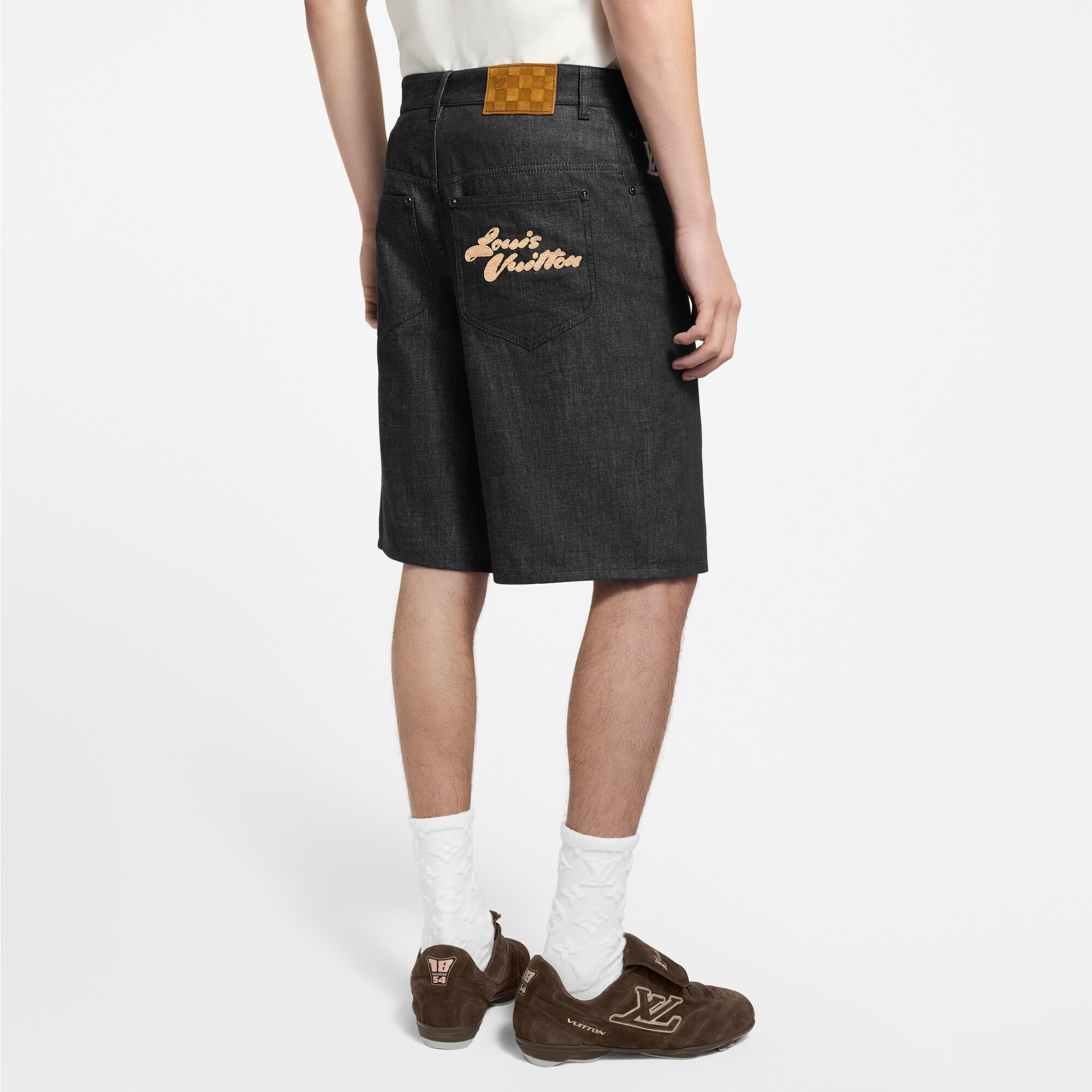  Ready-to-Wear Roupas em Denim Short de Cambraia | Louis Vuitton ® (Zoom no Produto)
