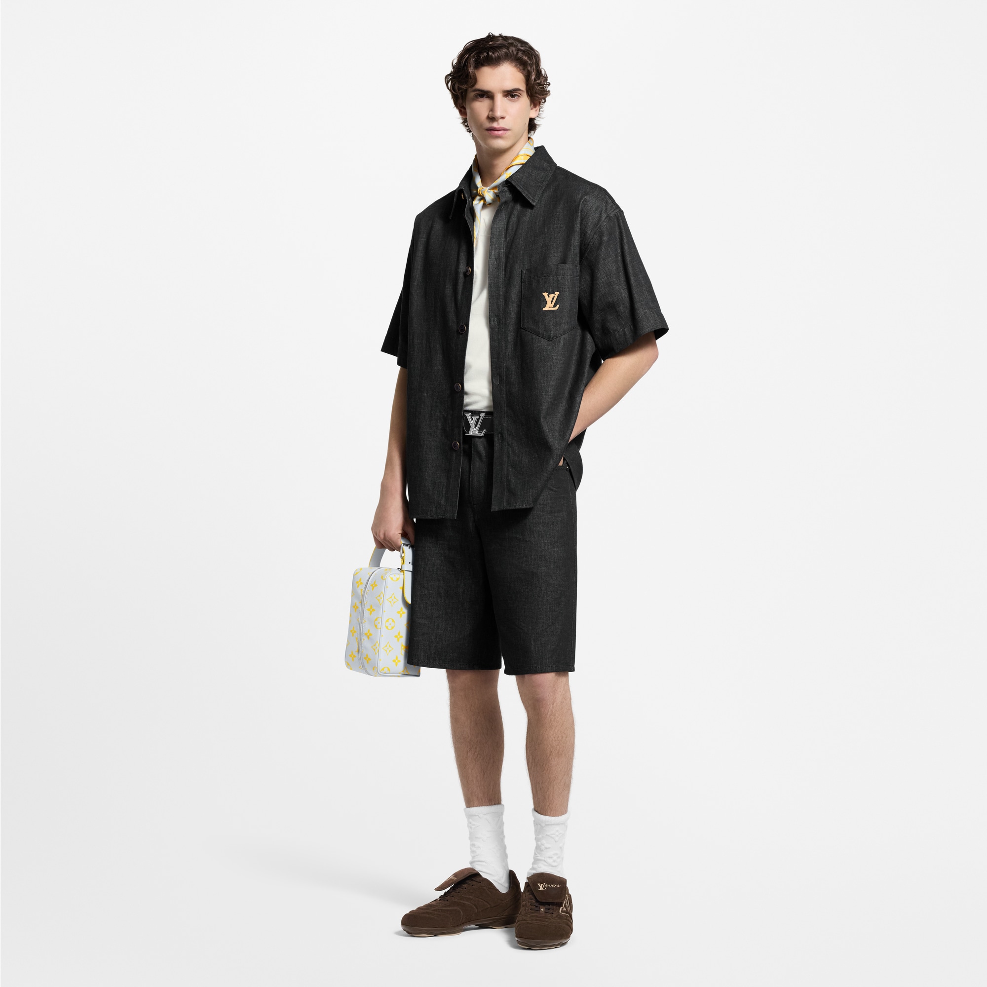  Ready-to-Wear Roupas em Denim Short de Cambraia | Louis Vuitton ® (Zoom no Produto)