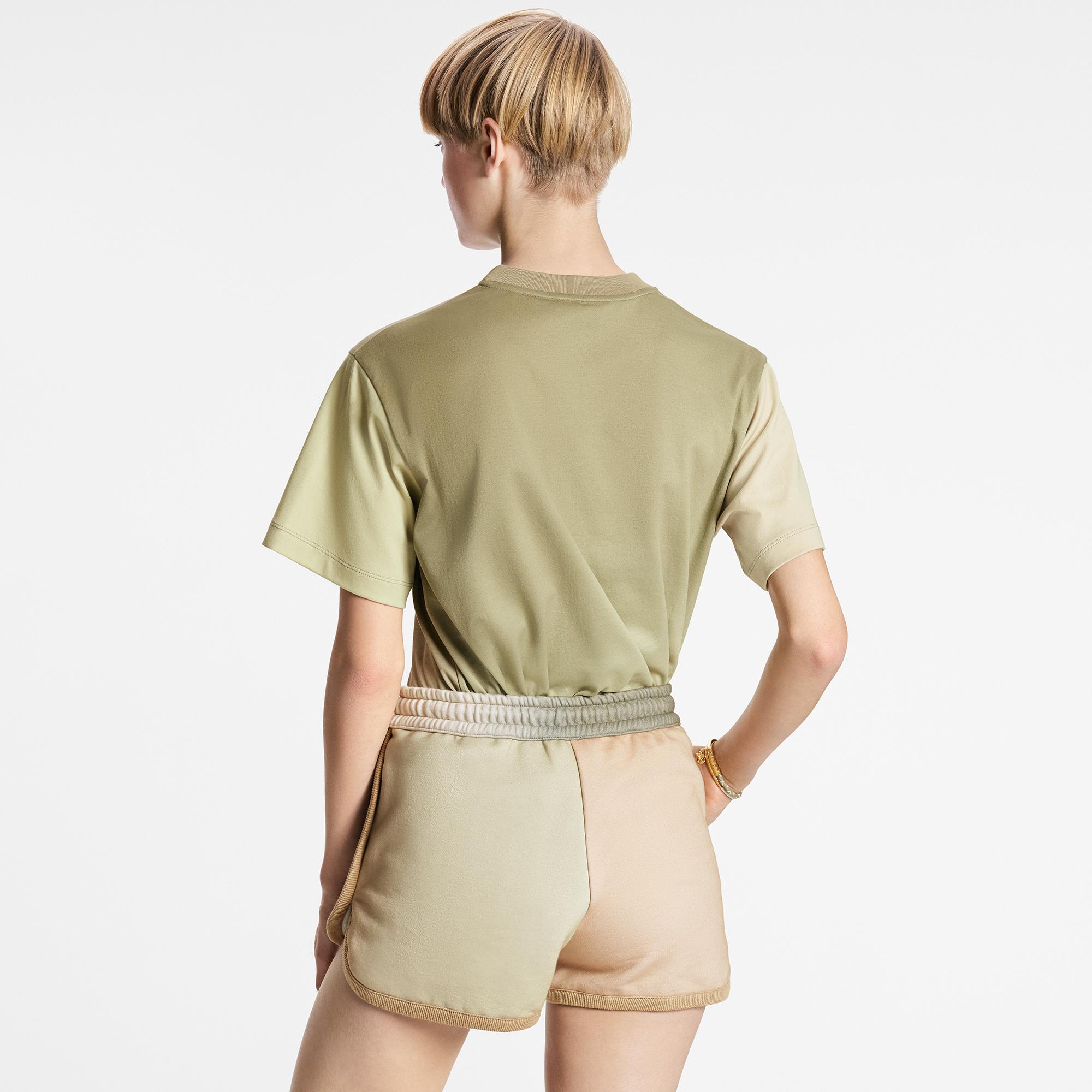  Discontinued Product Obs 1 Short de Jogging em Fleece de Jersey com Degradé | Louis Vuitton ® (Zoom no Produto)