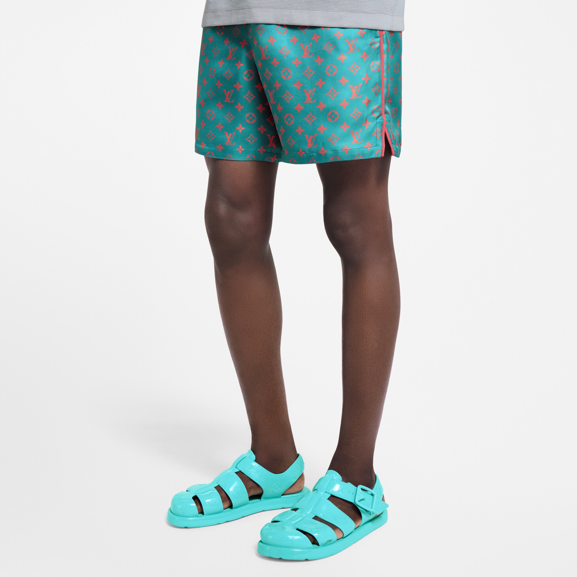  Ready-to-Wear Calças Short de Seda com Monogram | Louis Vuitton ® (Zoom no Produto)