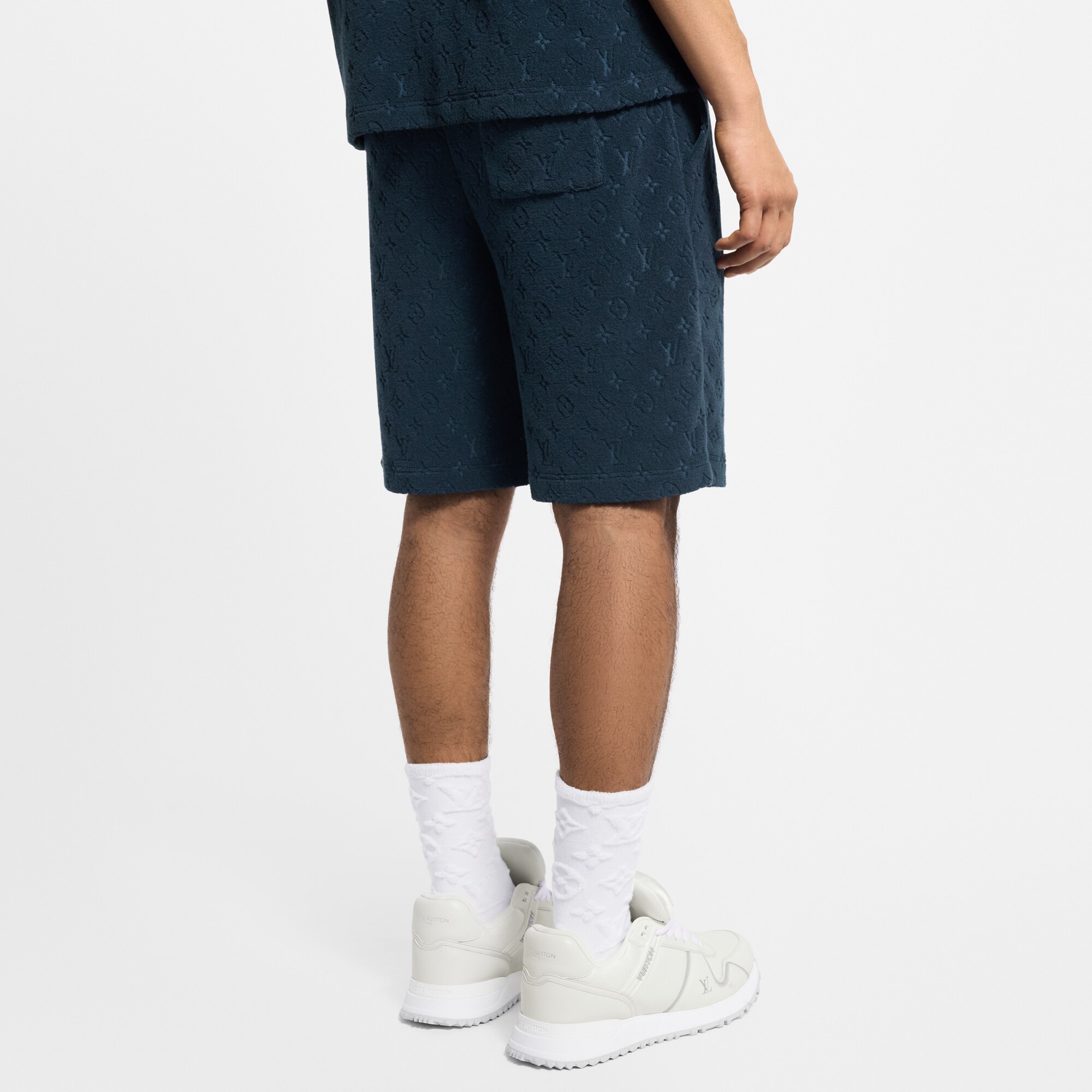  Ready-to-Wear Todas as Roupas Short Monogram em Malha Felpuda | Louis Vuitton ® (Zoom no Produto)