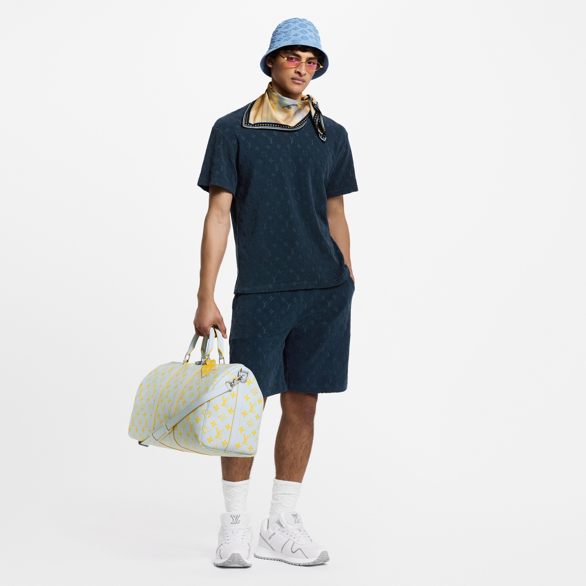  Ready-to-Wear Todas as Roupas Short Monogram em Malha Felpuda | Louis Vuitton ® (Zoom no Produto)