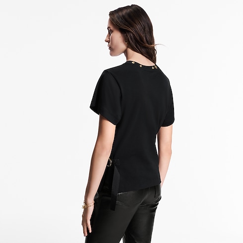 Ready-to-Wear Blusas Side Strap T-Shirt | Louis Vuitton ® (Zoom no Produto)