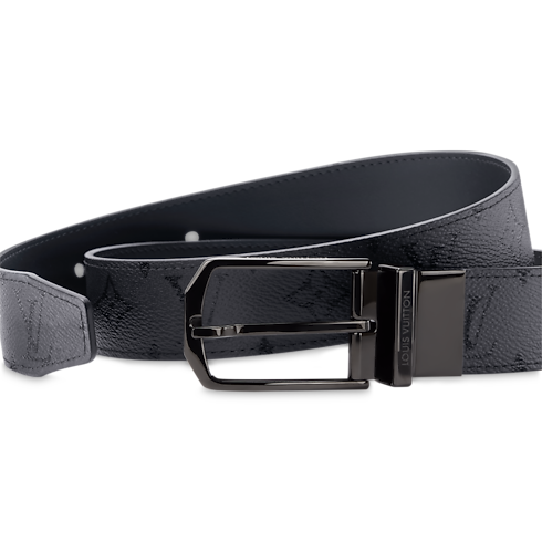 Monogram Midnight Acessórios Cintos Slender Monogram Midnight 35mm Reversible Belt | Louis Vuitton ® (Zoom no Produto)