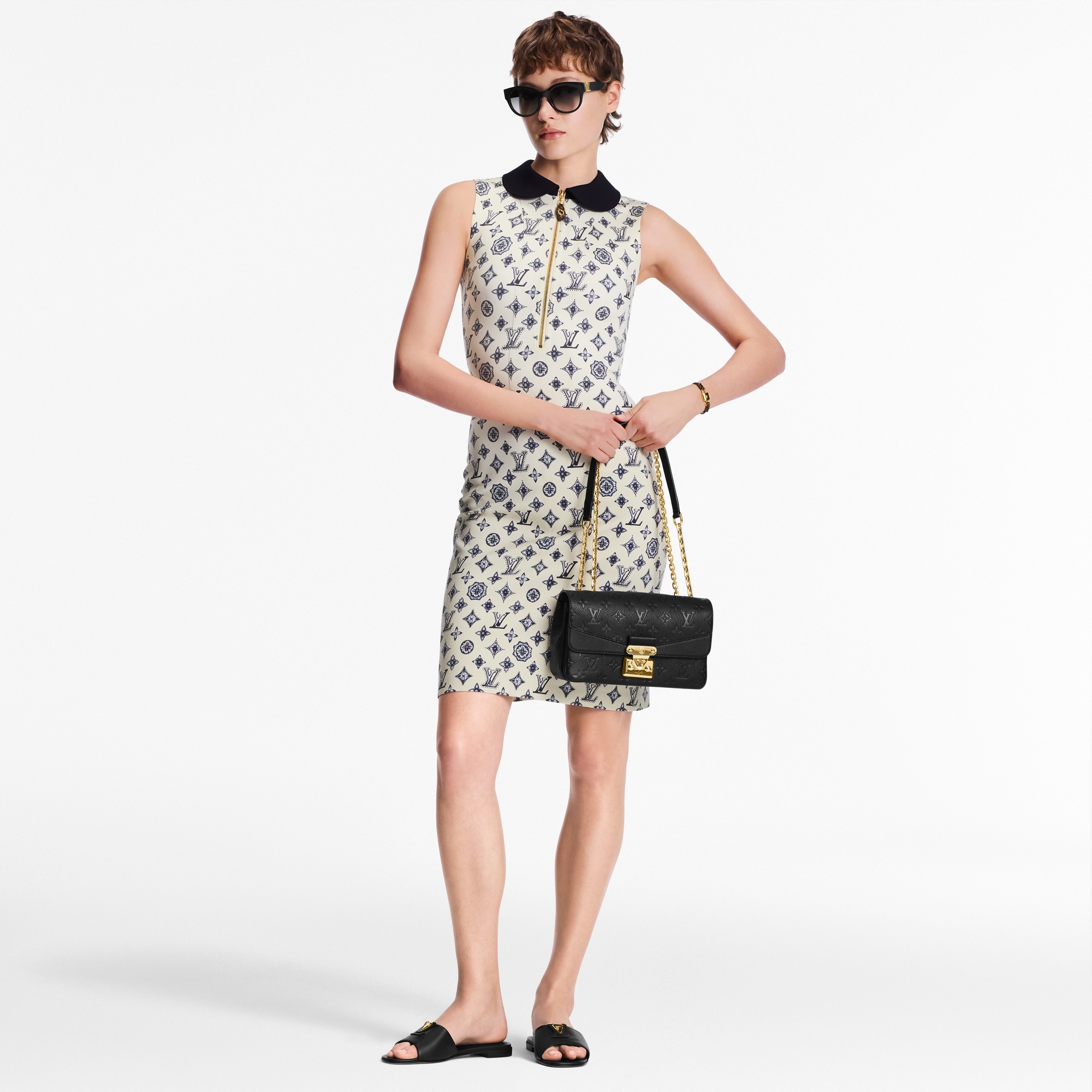  Sapatos Mules e Chinelos Slide LV Mare | Louis Vuitton ® (Zoom no Produto)