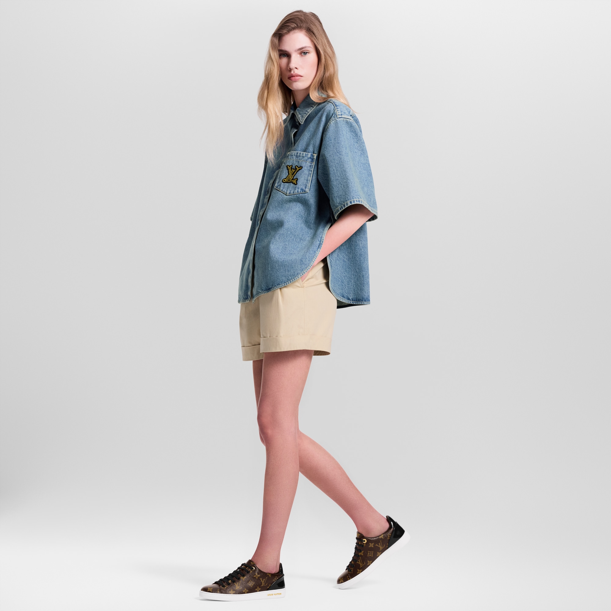  Sapatos Seleção Completa Sneaker Frontrow | Louis Vuitton ® (Zoom no Produto)