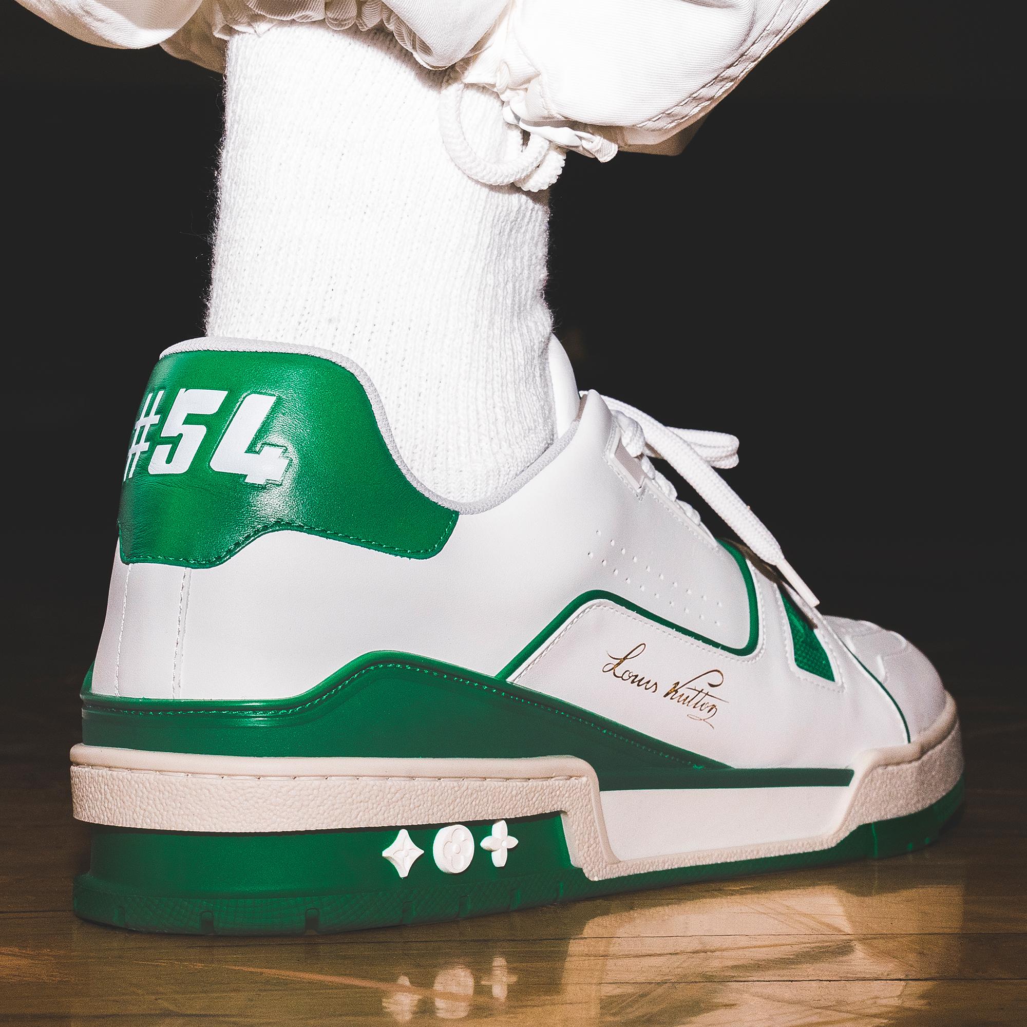 tenis louis vuitton masculino verde