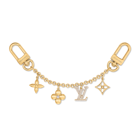 Sparkly Monogram Bag Charm – Vista Frontal