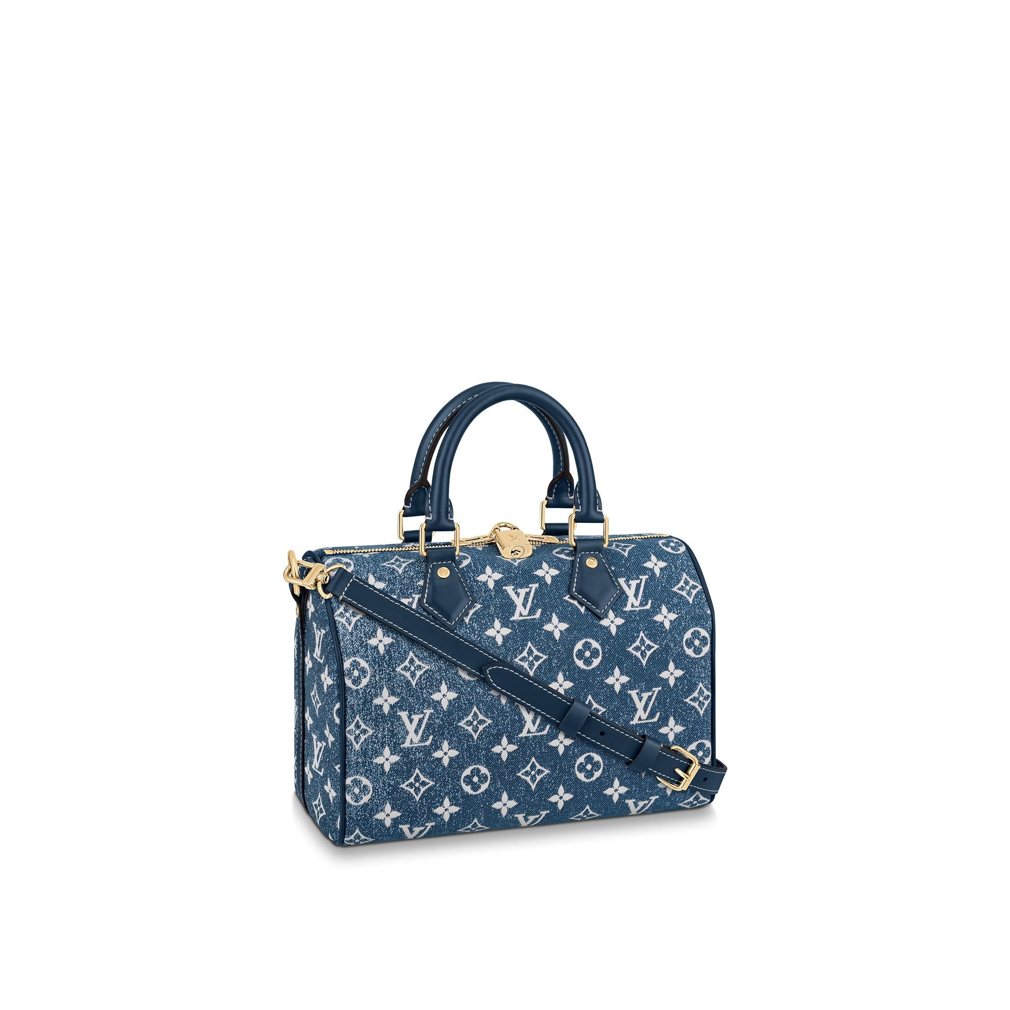 lv blue monogram bolsa