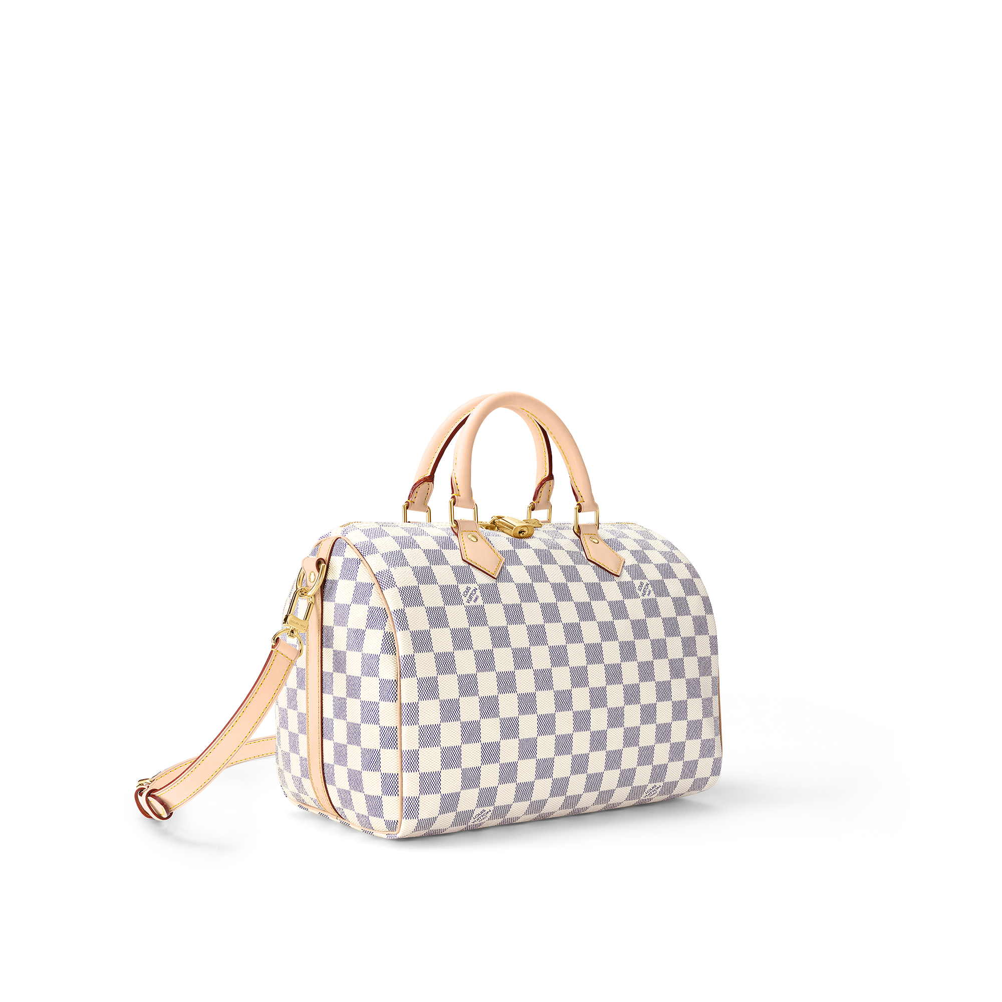 bolsa louis vuitton speedy 30 damier azur