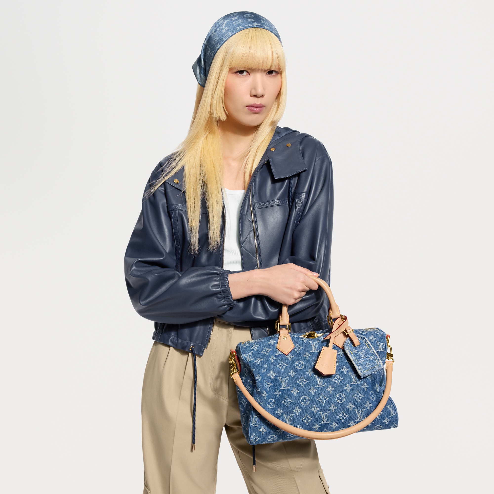メンズ LOUIS VUITTON ダークブルーデニム FR 40 / USA 30