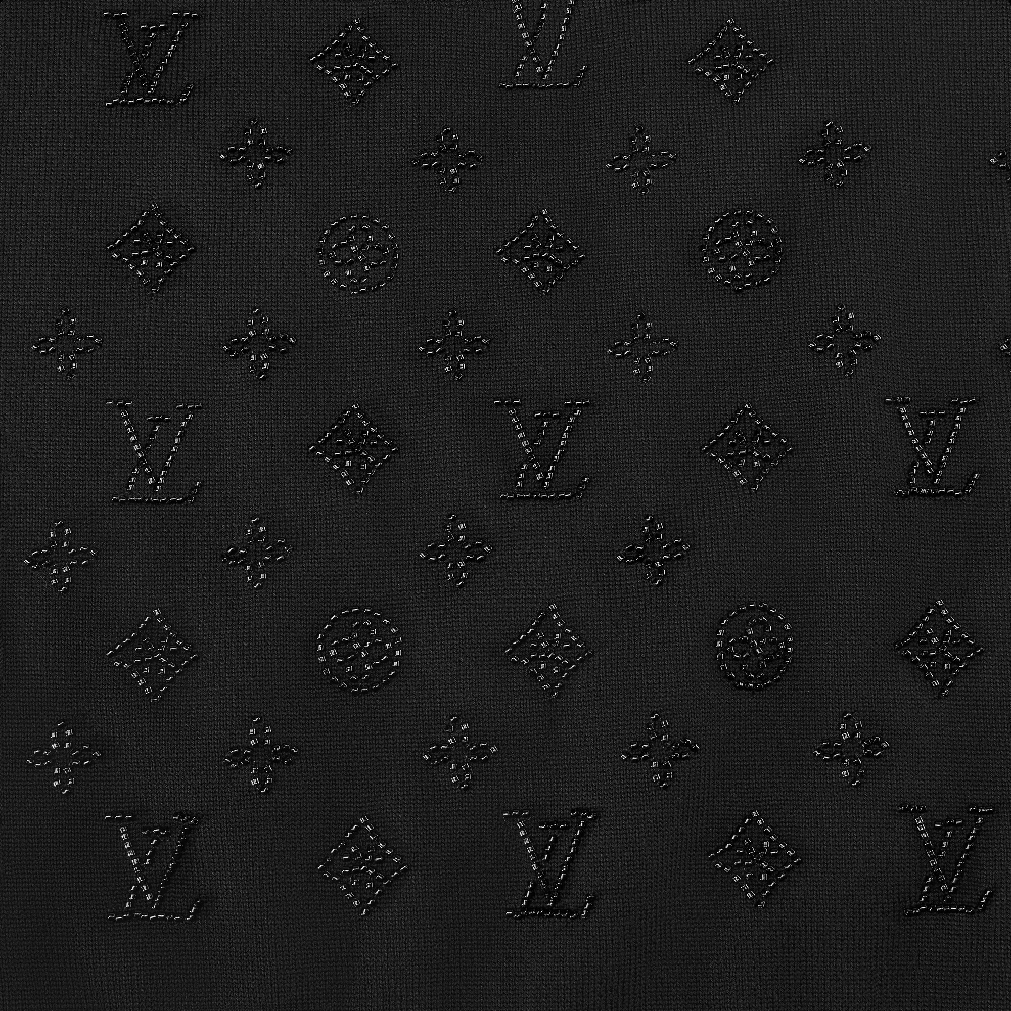  Ready-to-Wear Todas as Roupas Suéter Bordado | Louis Vuitton ® (Zoom no Produto)